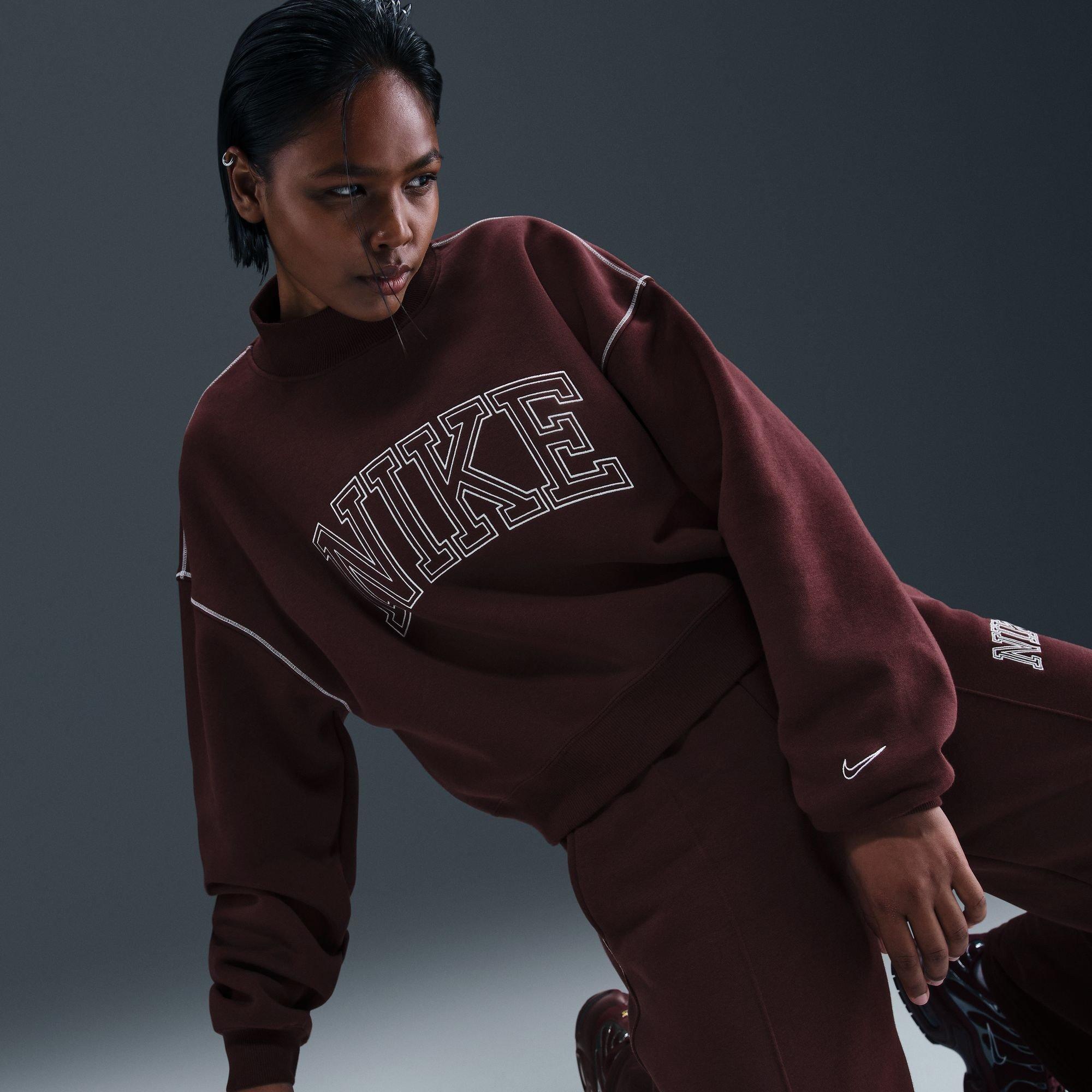 Burgundy Crush - Nike - Women's Speed Crew Sweatshirt - 10