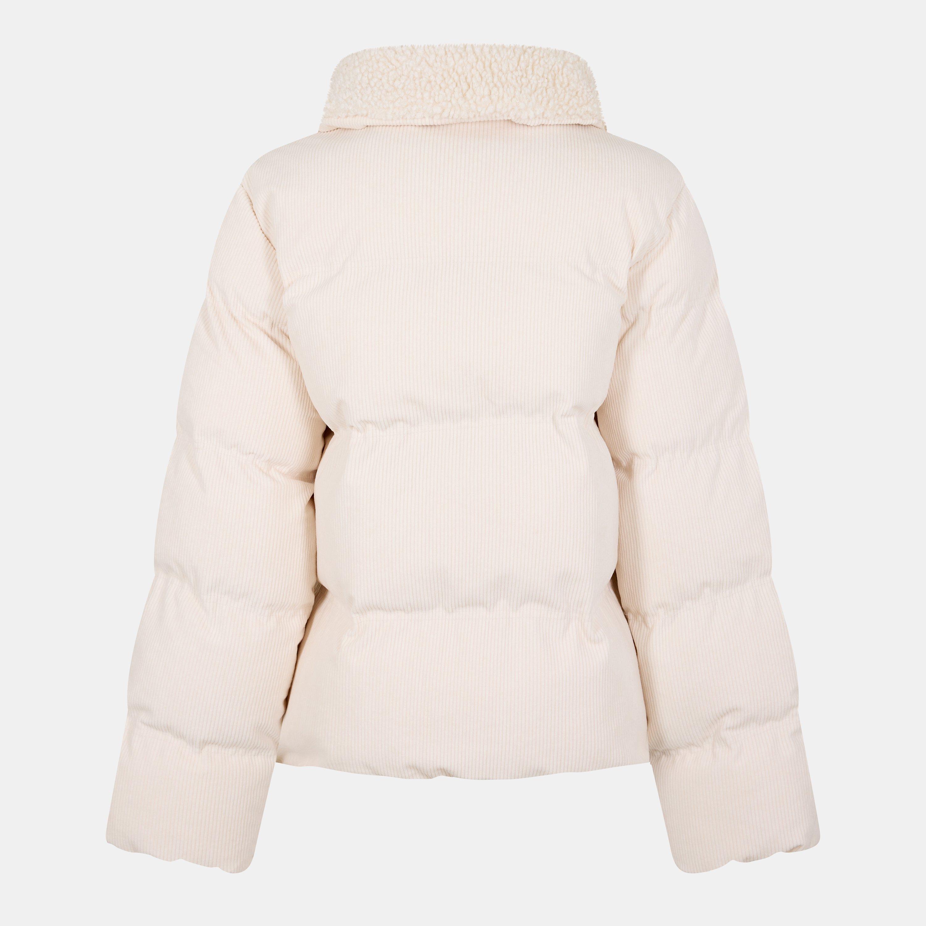 birch - Varley - Womens Brackley Cord Puffer Jacket - 2