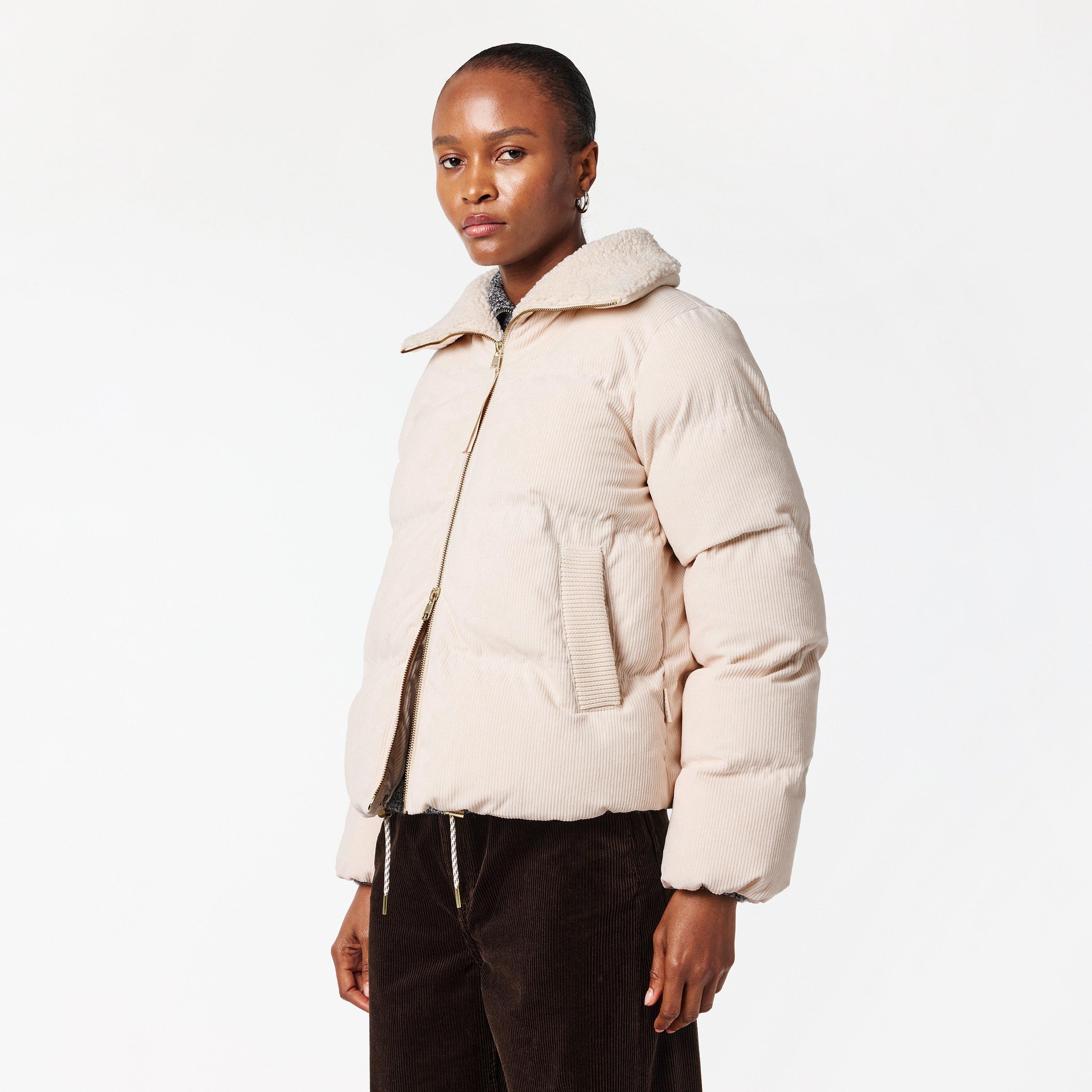 birch - Varley - Womens Brackley Cord Puffer Jacket - 3