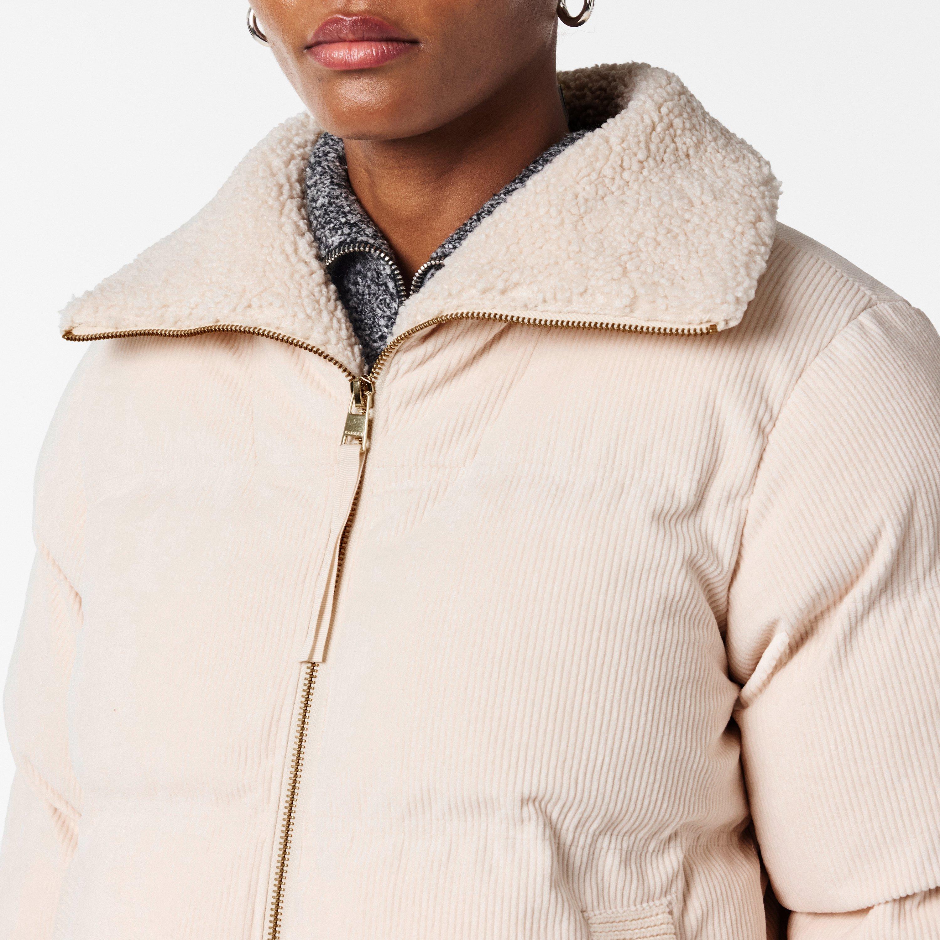 birch - Varley - Womens Brackley Cord Puffer Jacket - 5