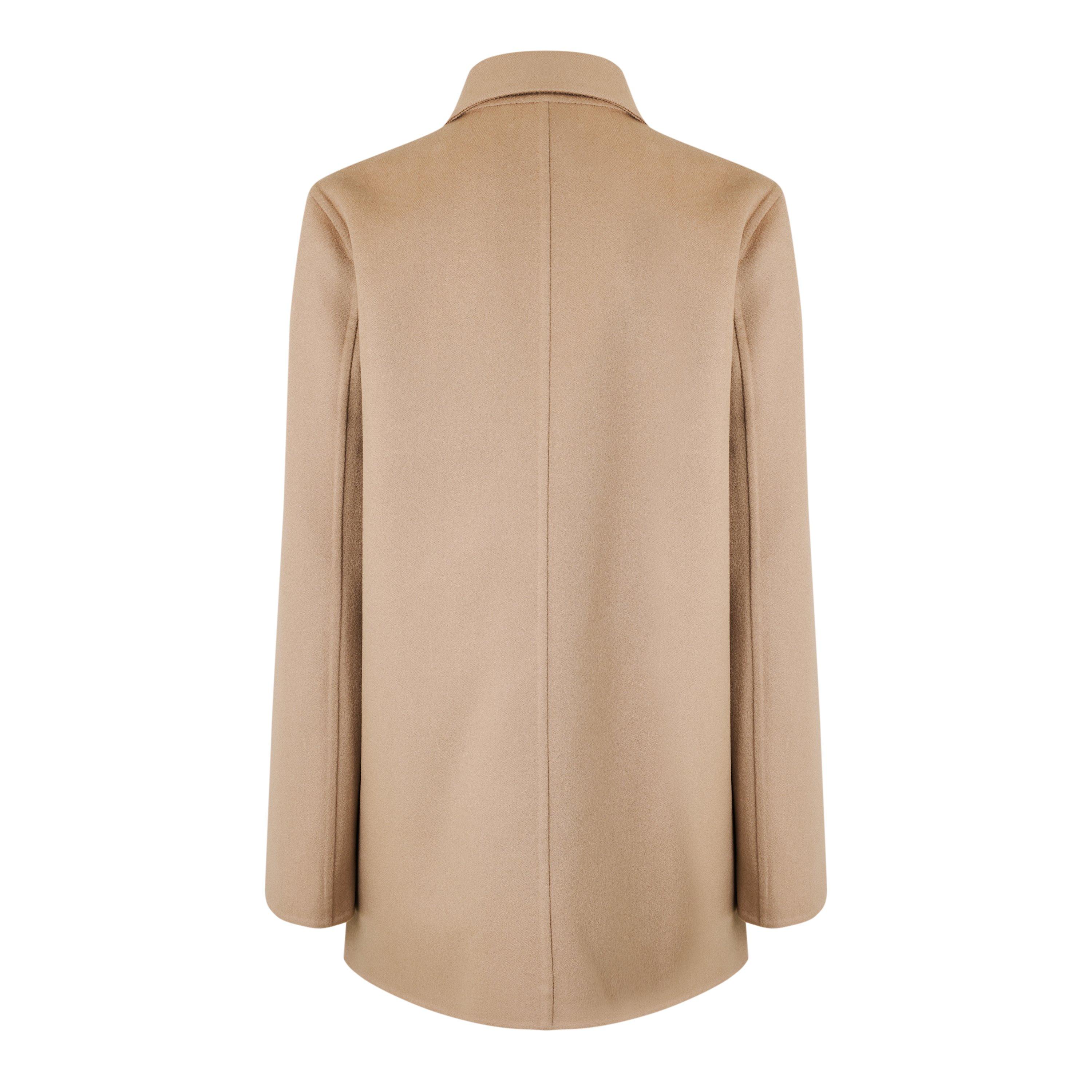 Light Camel - Valentino - Val Copact Drap Coat Ld63 - 2