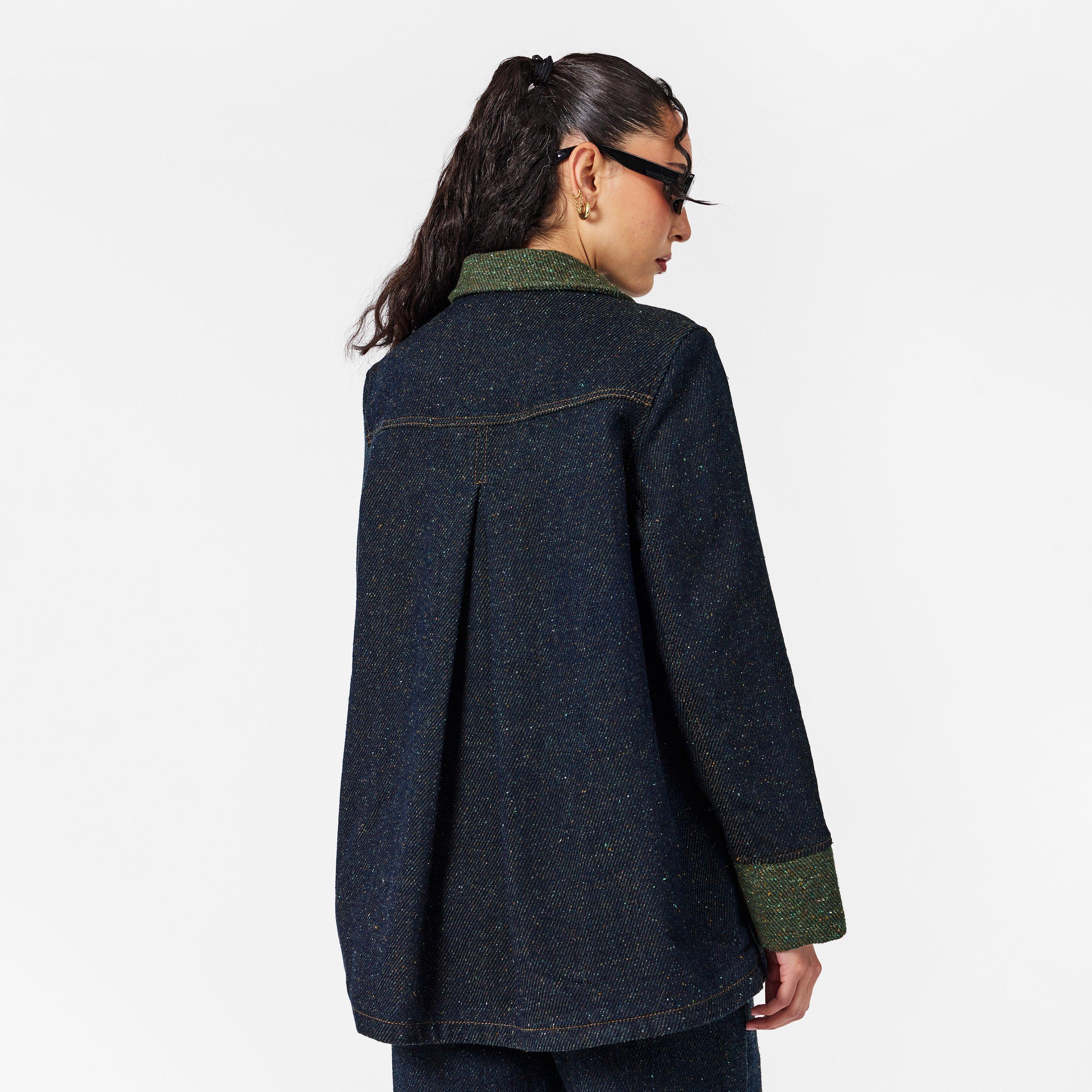 Phantom - Ganni - Ganni Twill Blazer Ld61 - 4