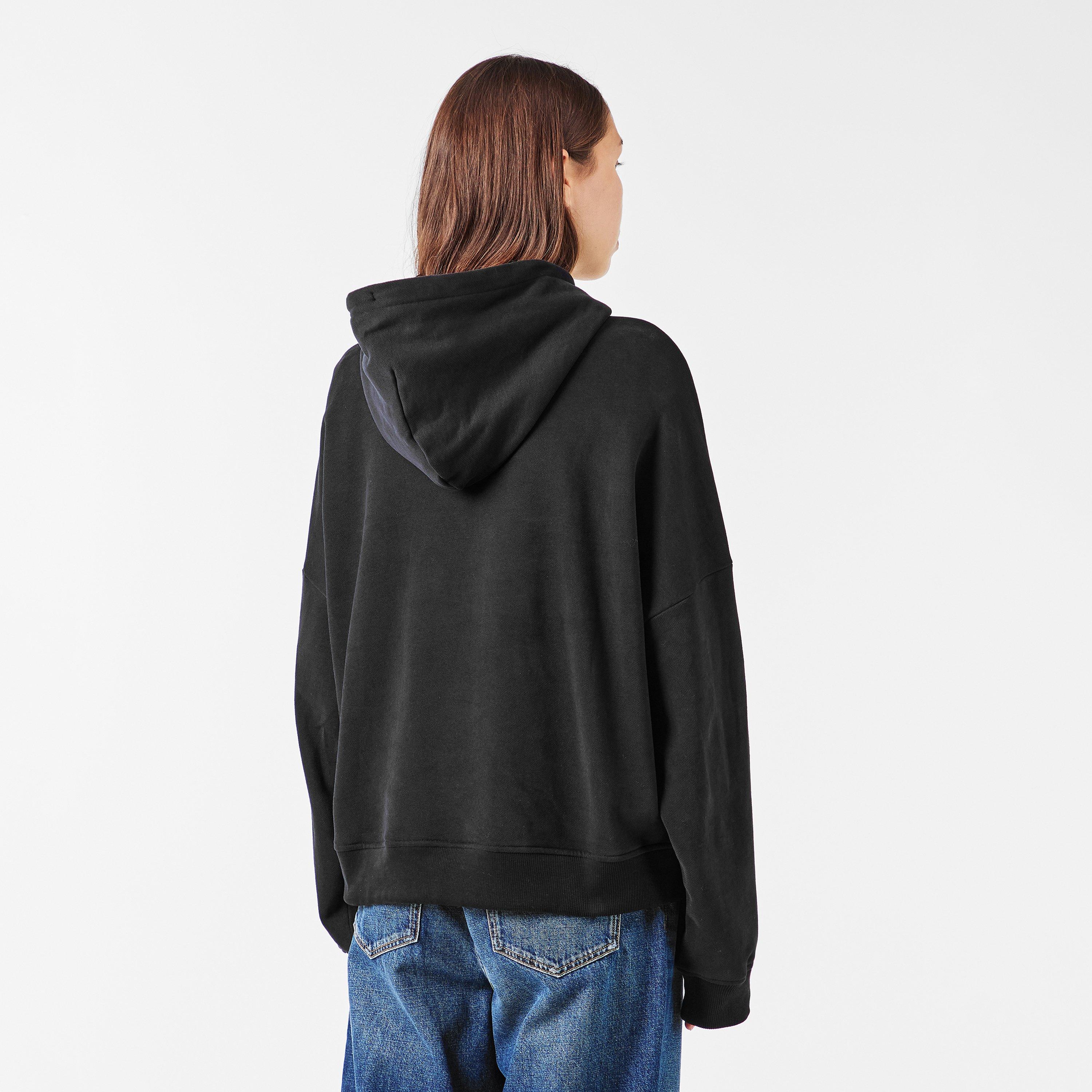 Black 002 - Boss - Women's Ehoody Overhead Design Hoodie - 4