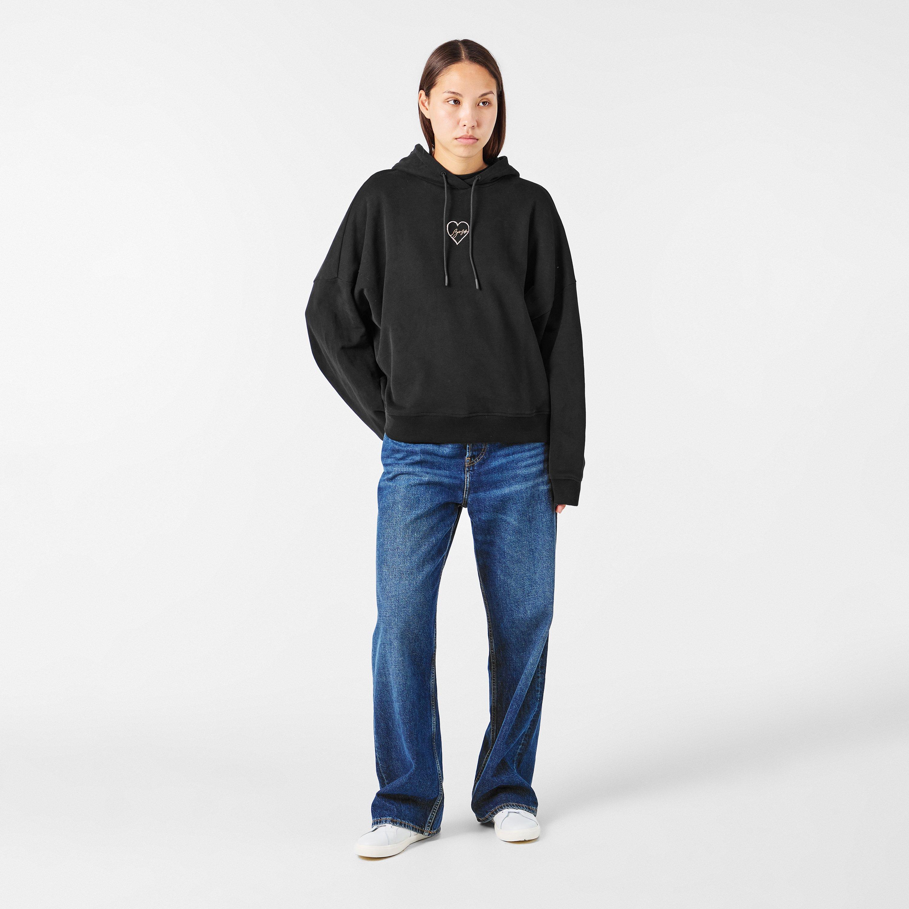 Black 002 - Boss - Women's Ehoody Overhead Design Hoodie - 6