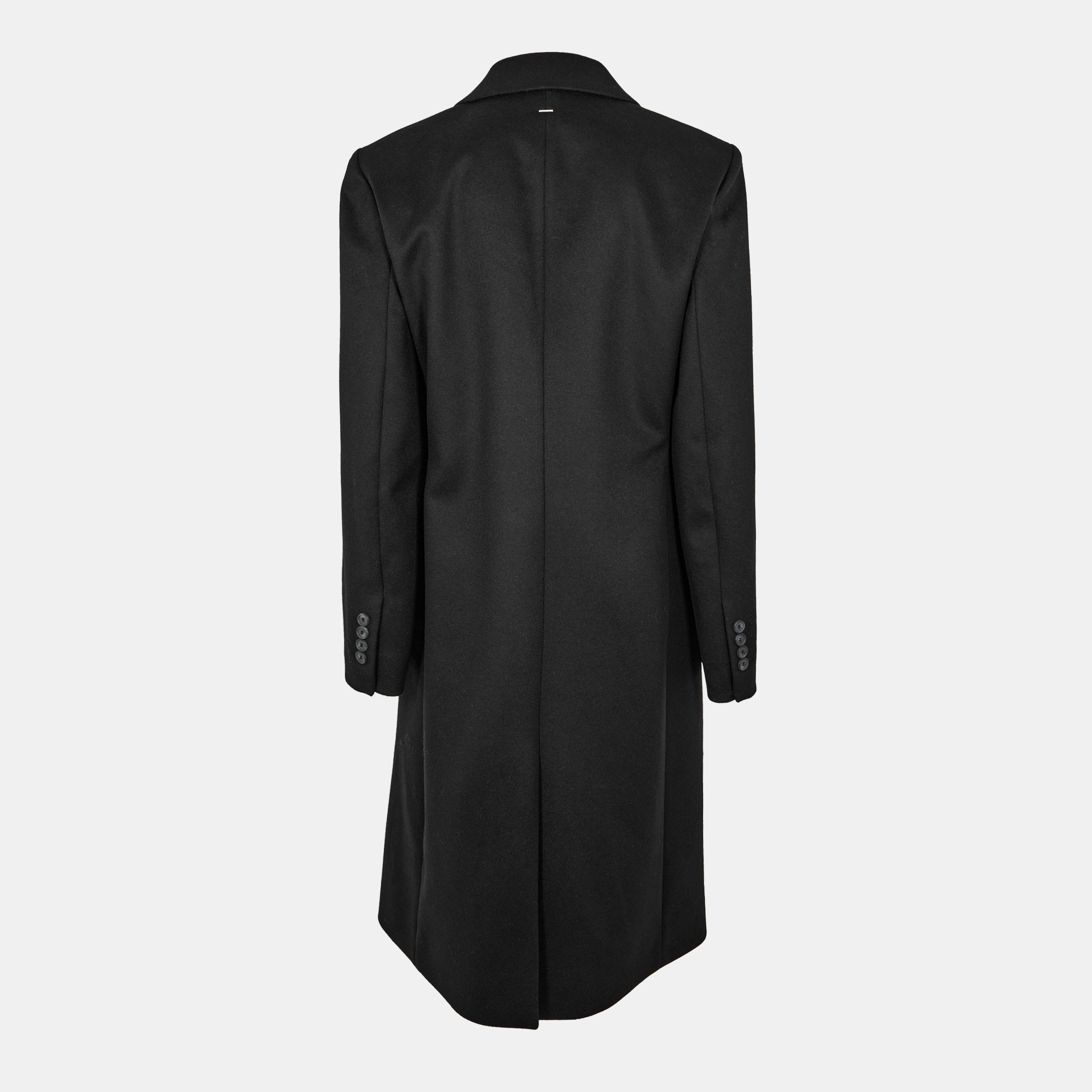 Black 001 - Boss - Women's Classin BOSS Tailored Long Overcoat - 2