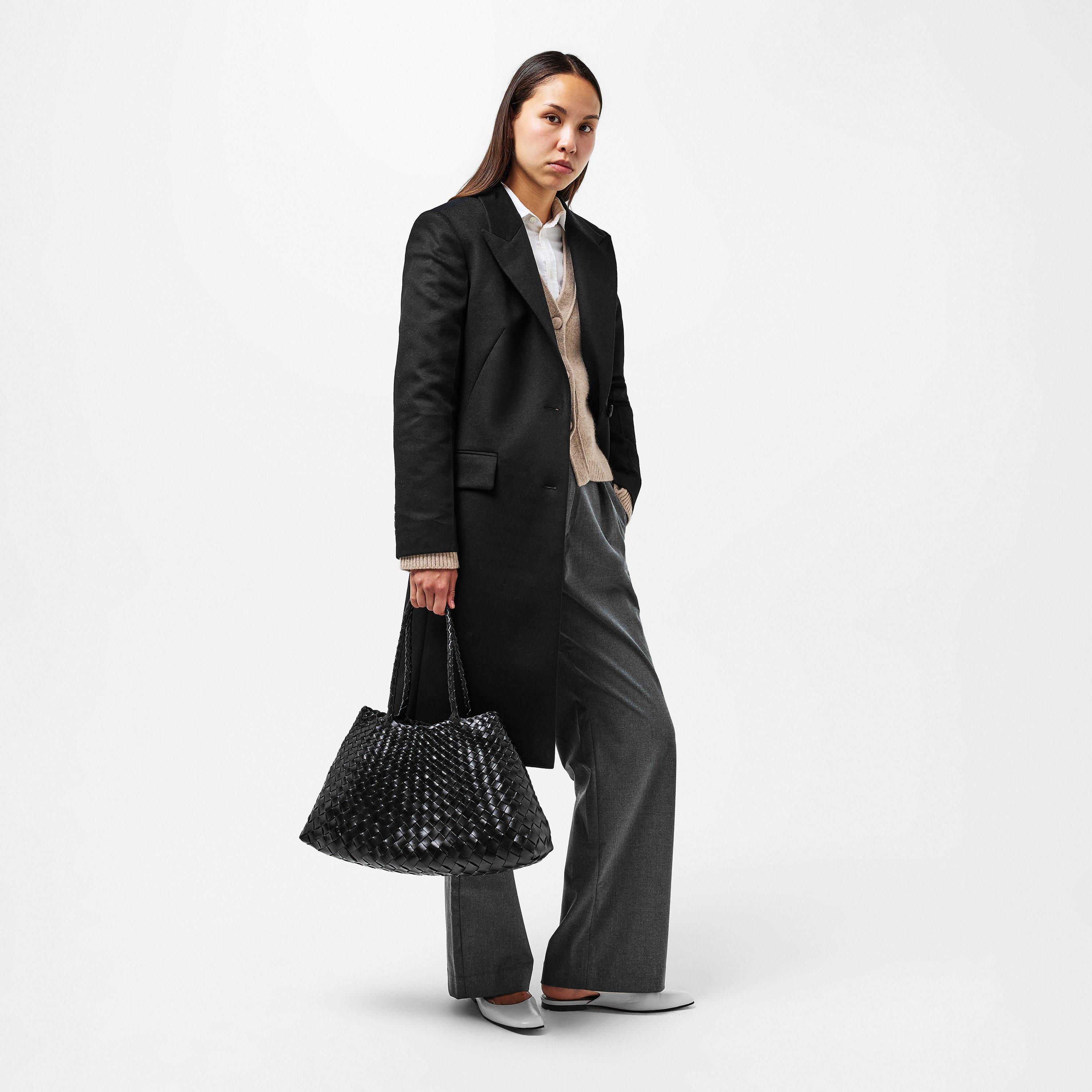 Black 001 - Boss - Women's Classin BOSS Tailored Long Overcoat - 6