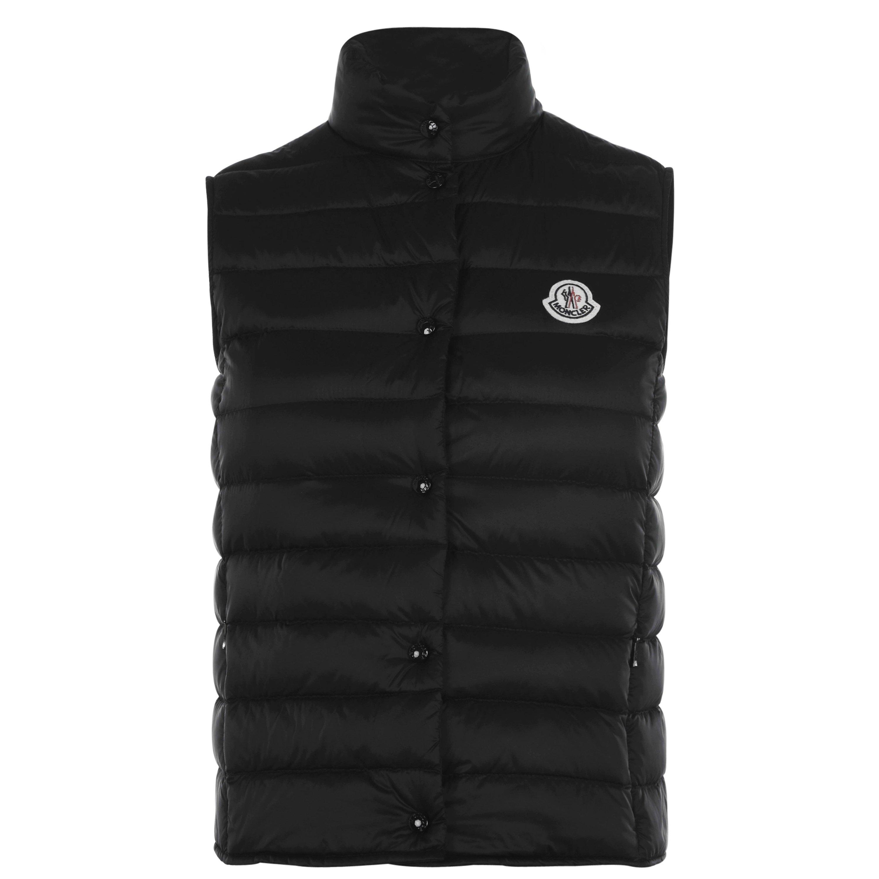 Black 999 - Moncler - Women's Down Funnel Neck Gilet - 1