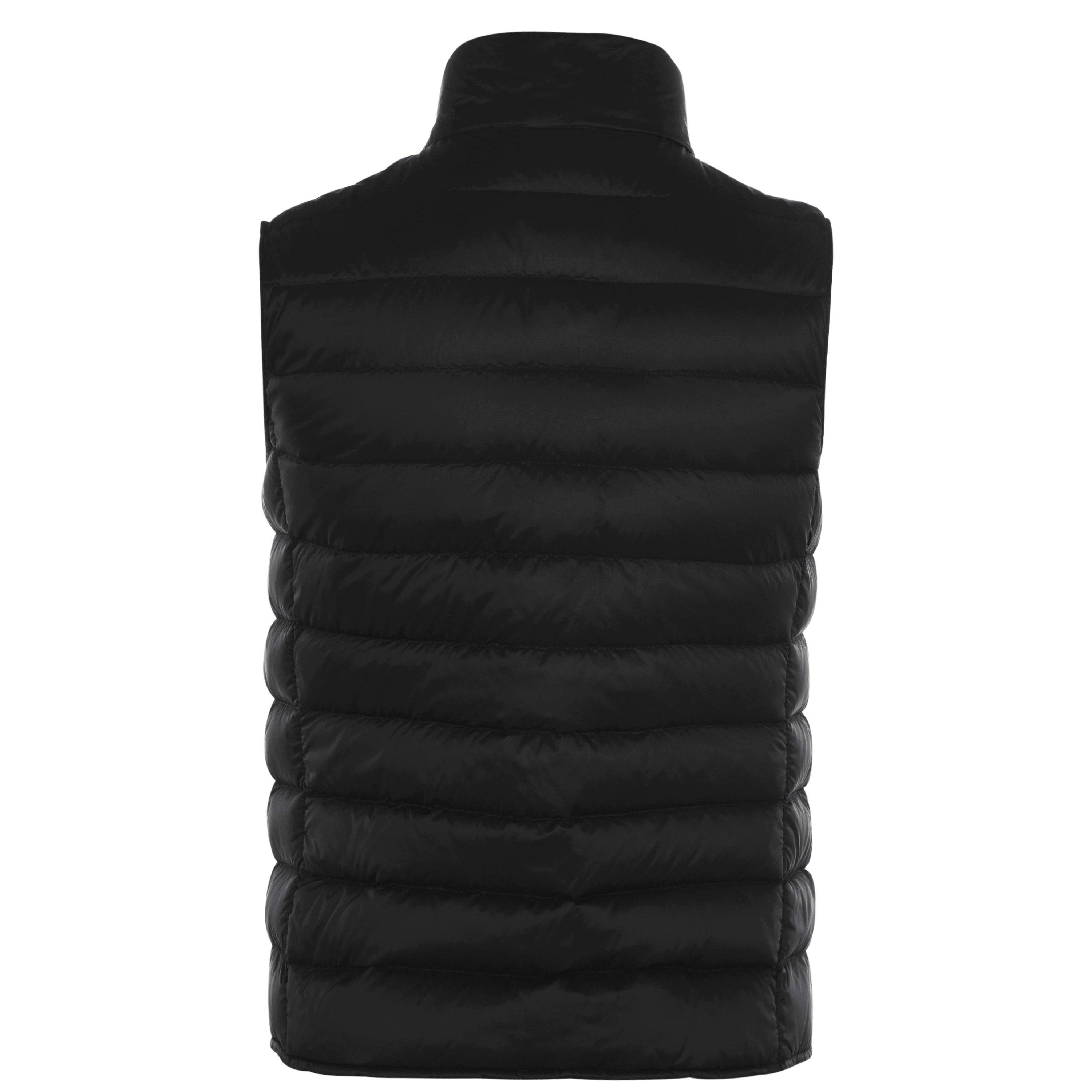 Black 999 - Moncler - Women's Down Funnel Neck Gilet - 2