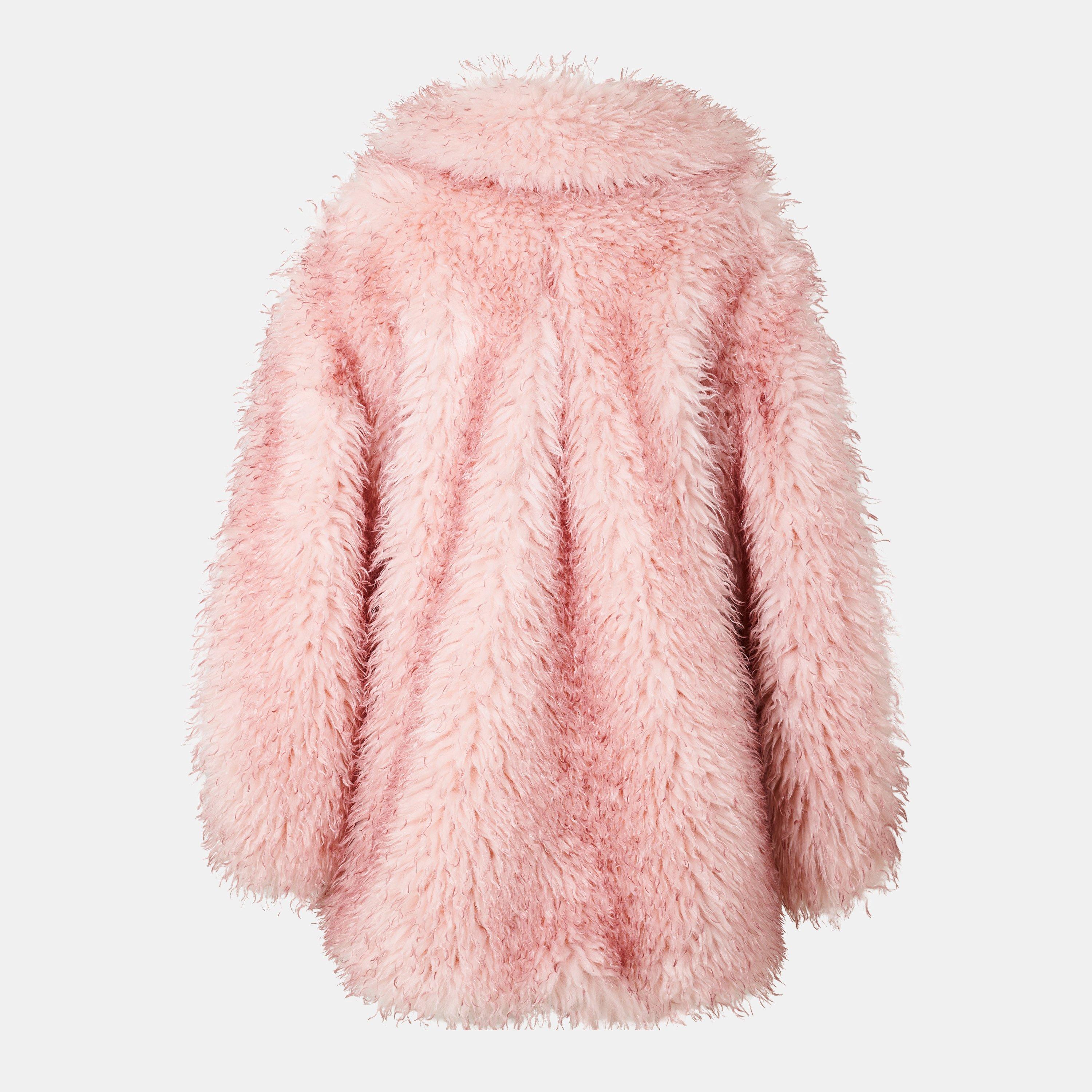 Mary Rose - Ganni - Women's Fur Midi Teddy Coat - 2