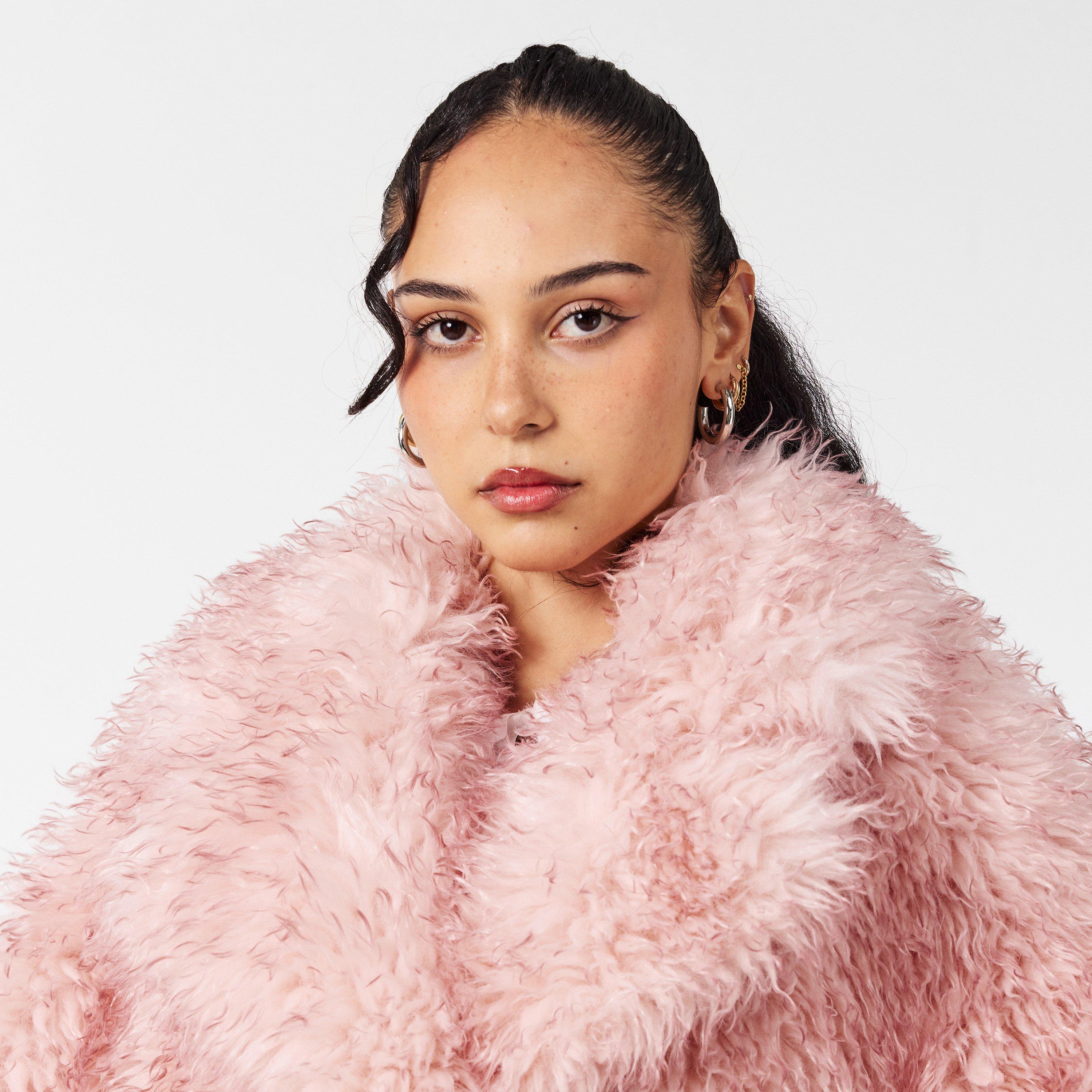 Mary Rose - Ganni - Women's Fur Midi Teddy Coat - 5