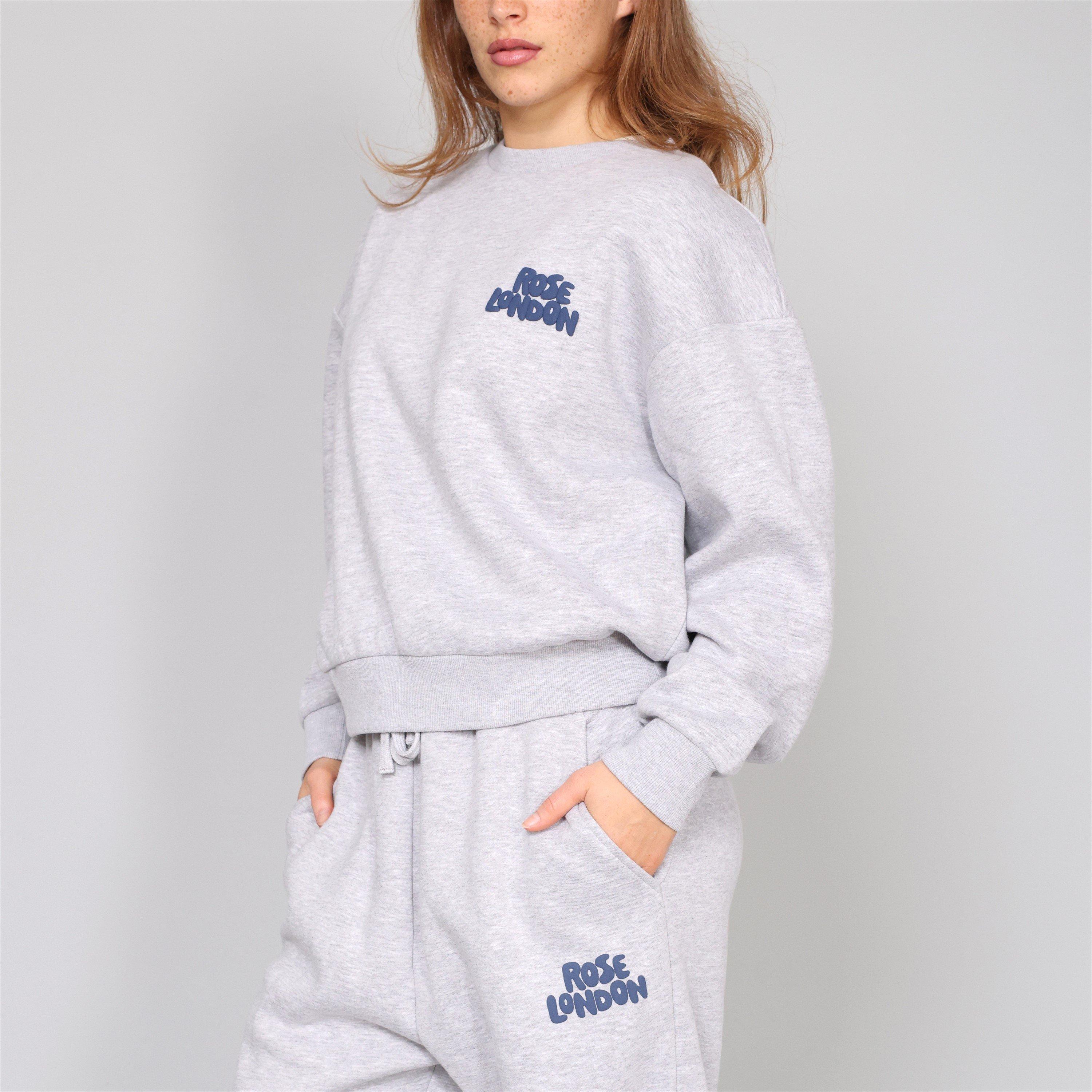 Grey Marl - Rose London - London All Love Sweatshirt - 3