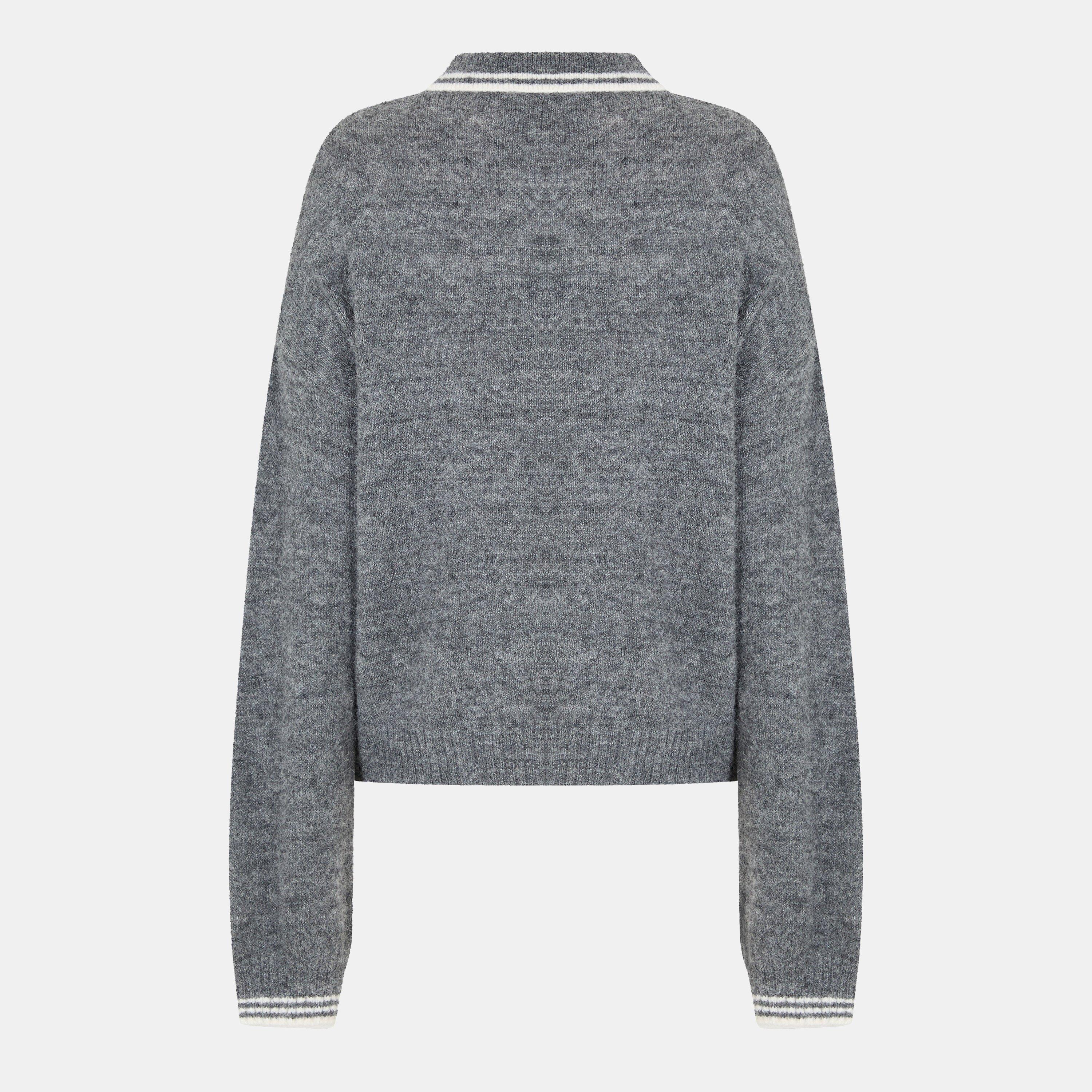 Charcoal - Jack Wills - Polo Knit Ld54 - 2