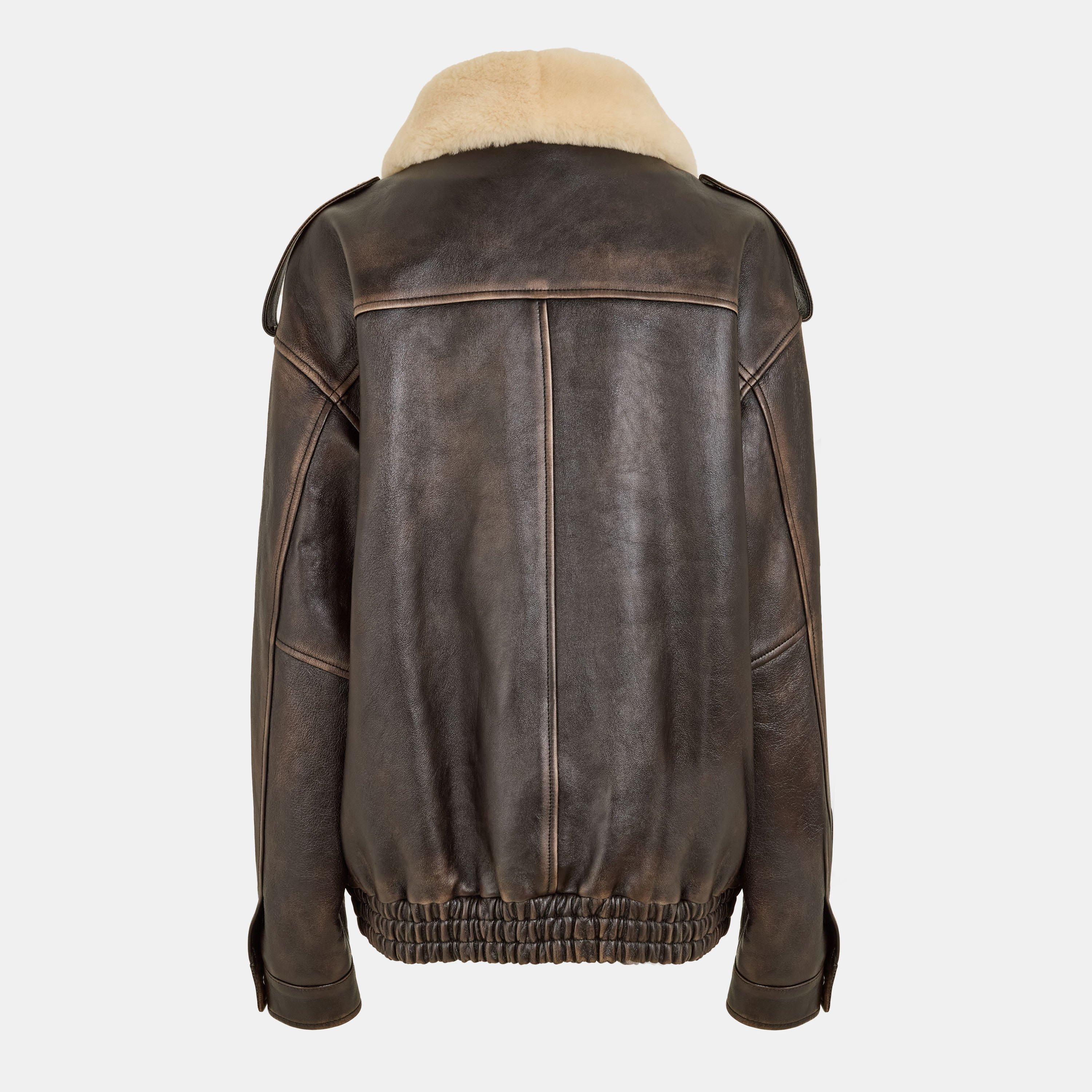 Miu Miu Women's Leather Jacket | Cruise Fashion