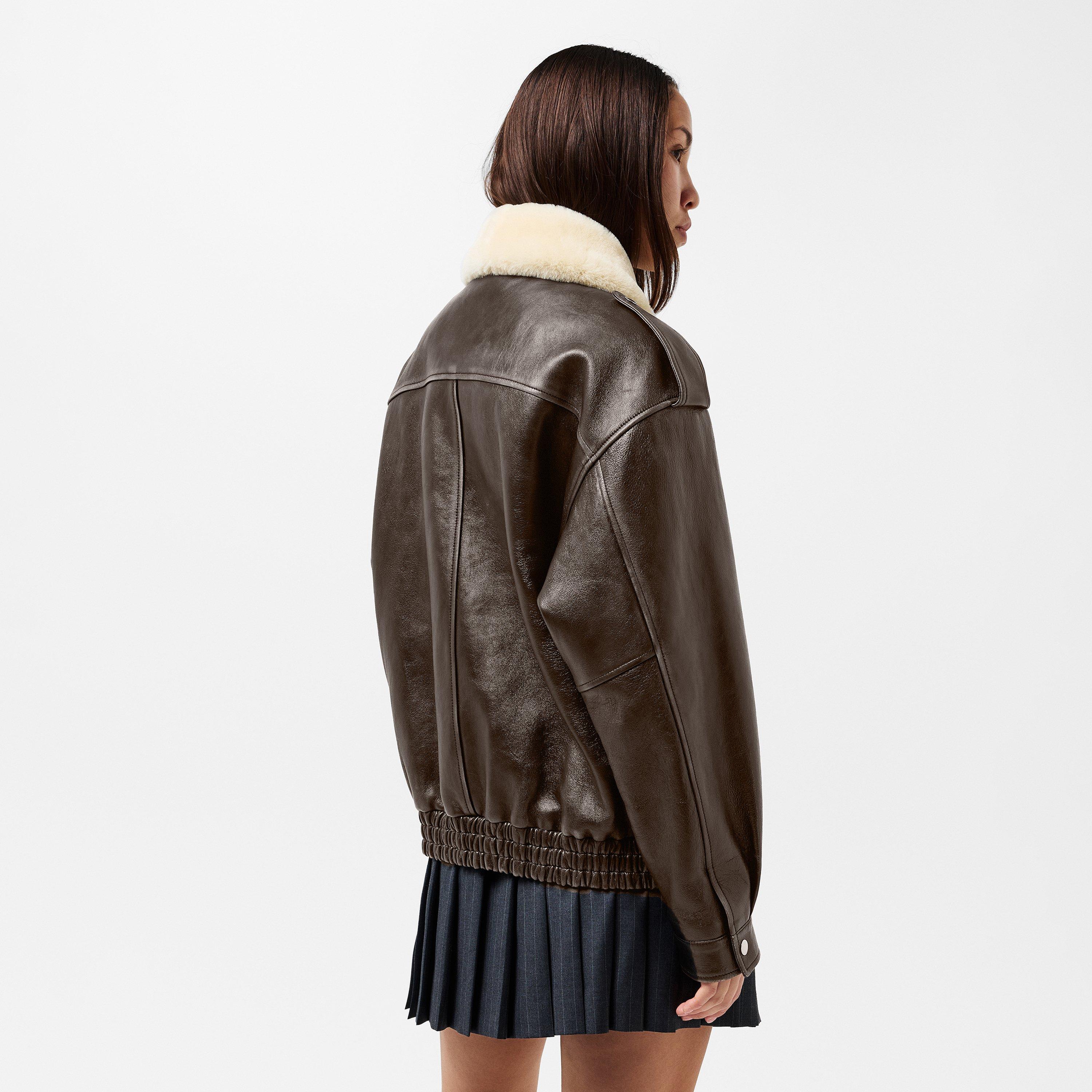 Miu Miu Women's Leather Jacket | Cruise Fashion
