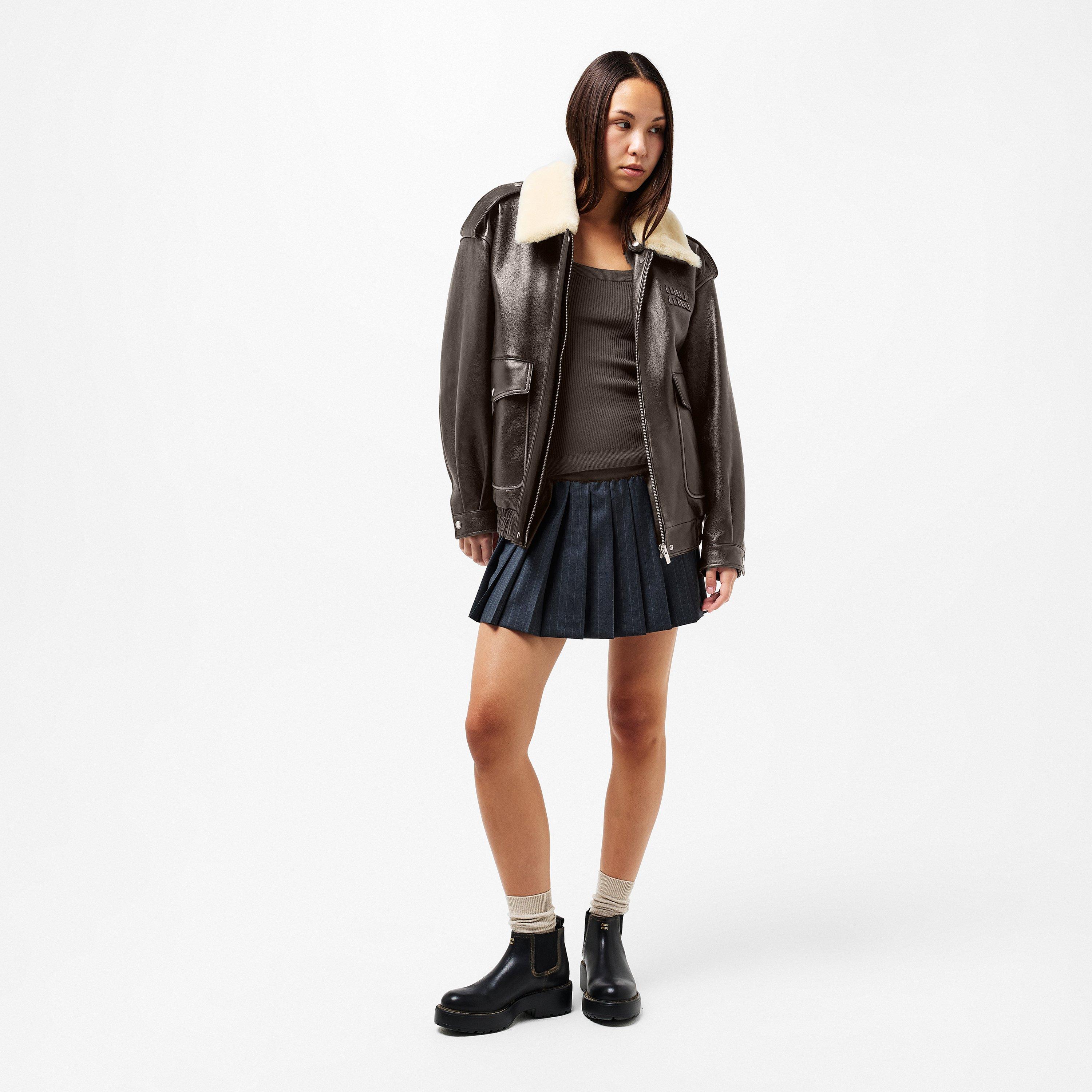 Caffe - Miu Miu - Women's Leather Jacket - 6