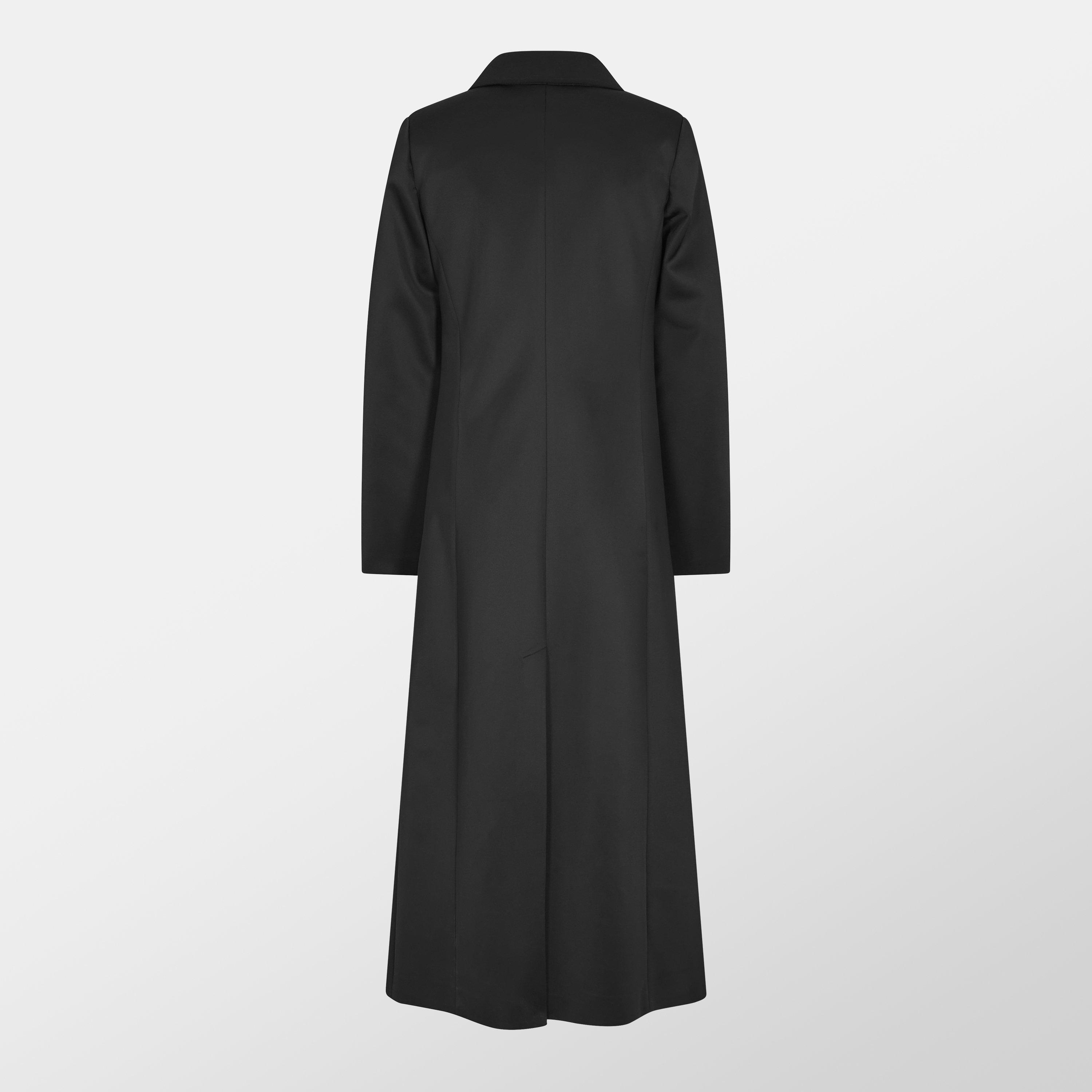 Black Black - Diesel - Women's  Structured Tailored Overcoat - 2