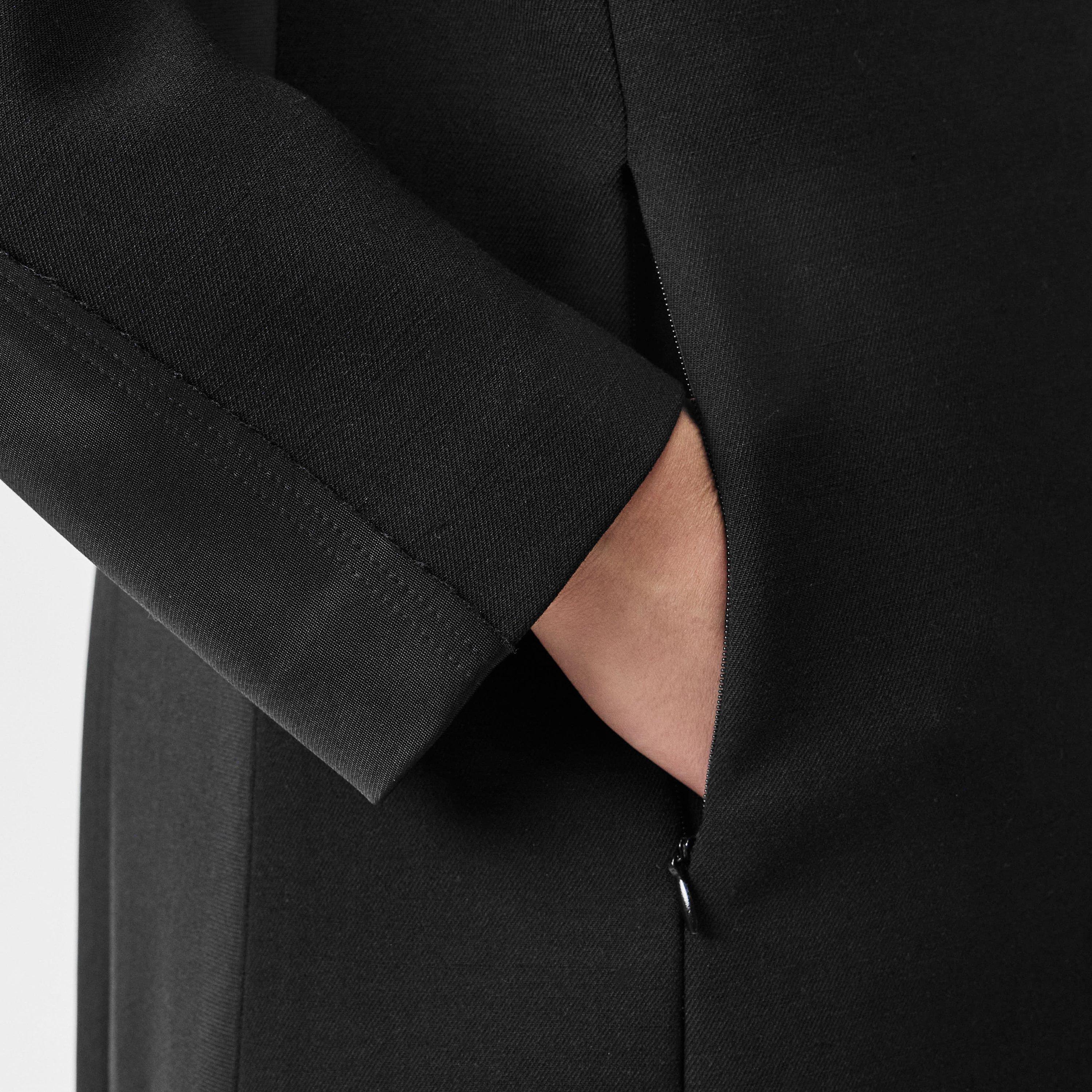 Black Black - Diesel - Women's  Structured Tailored Overcoat - 5