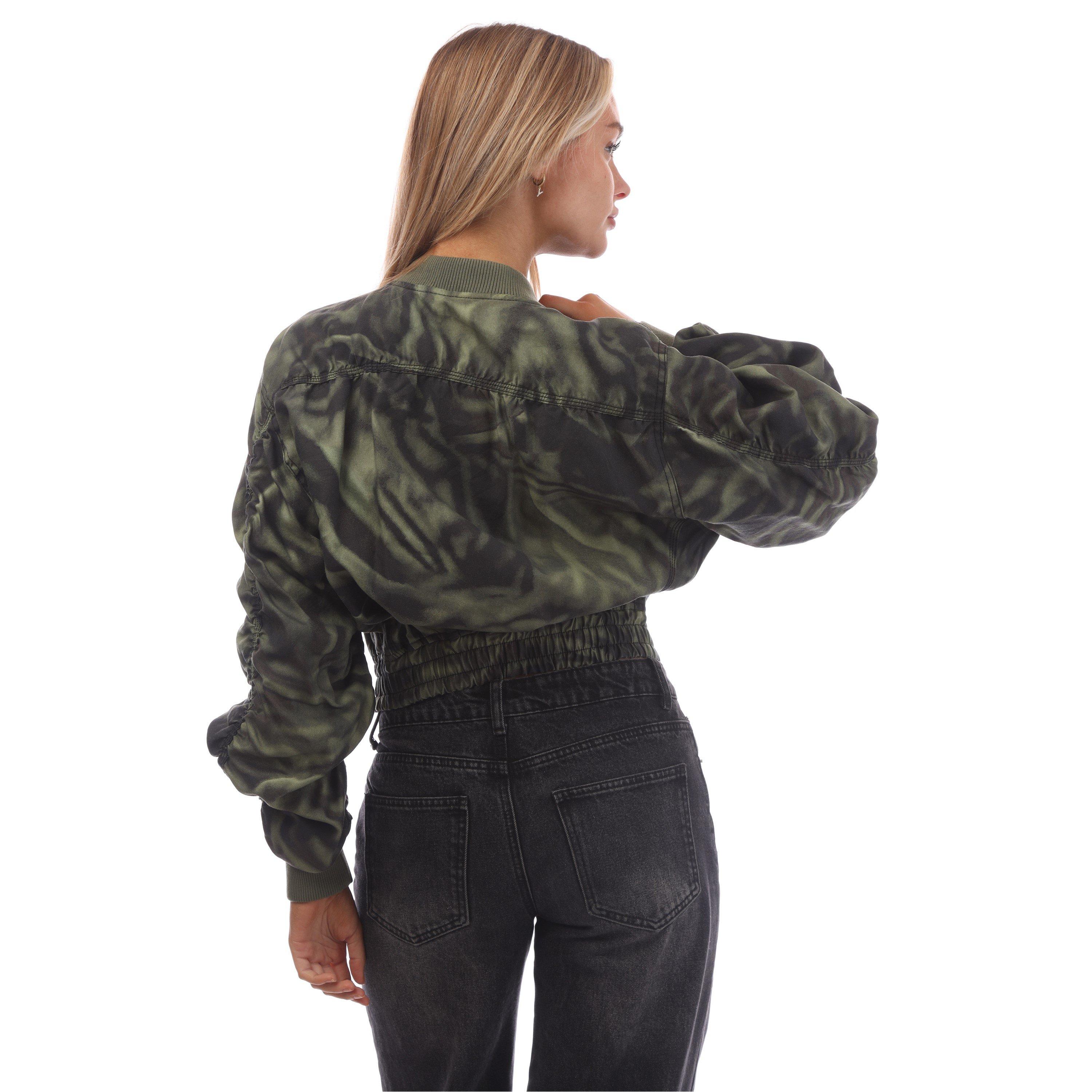 Multicolor - Diesel - Women's Khlow Ribbed Trim Bomber Jacket - 3