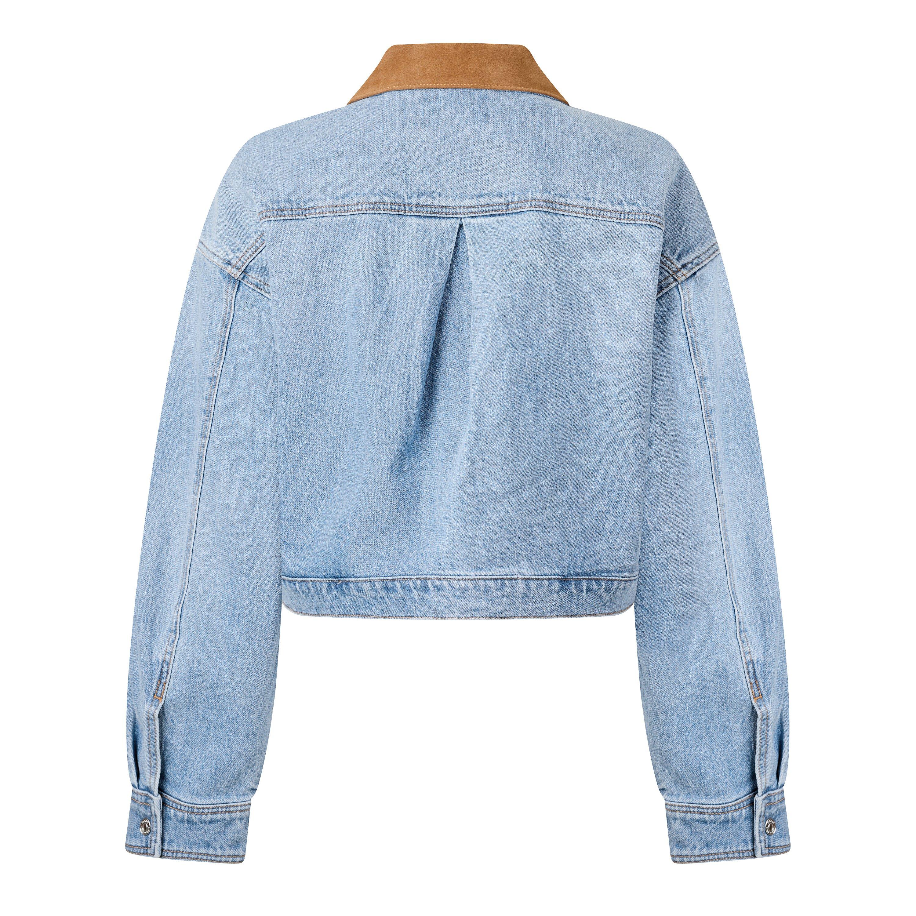 INDIGO 1320 - Good American - Good Denim Crop Jkt Ld64 - 2