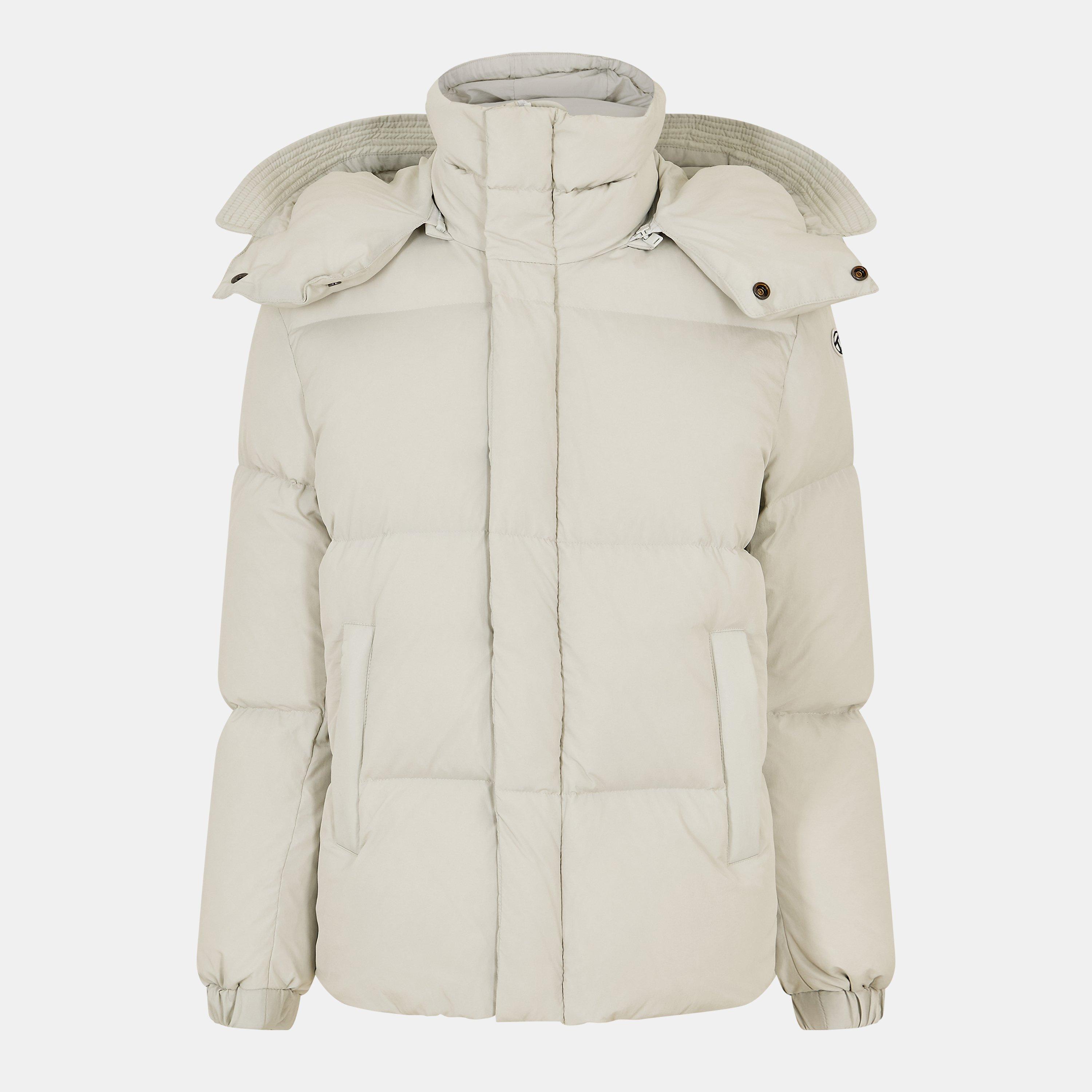 Dawn Blue - Diesel - Women's Toggle Hooded Tailored Fit Duffle Coat - 1