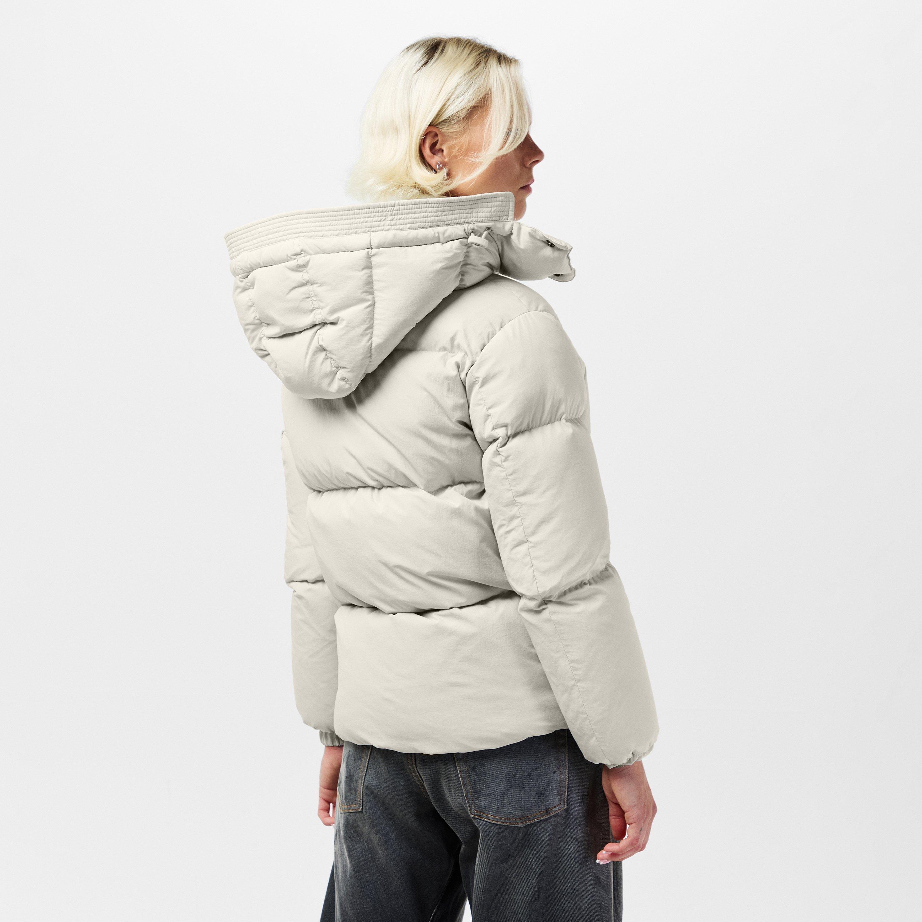 Dawn Blue - Diesel - Women's Toggle Closure Hooded Duffle Coat - 4