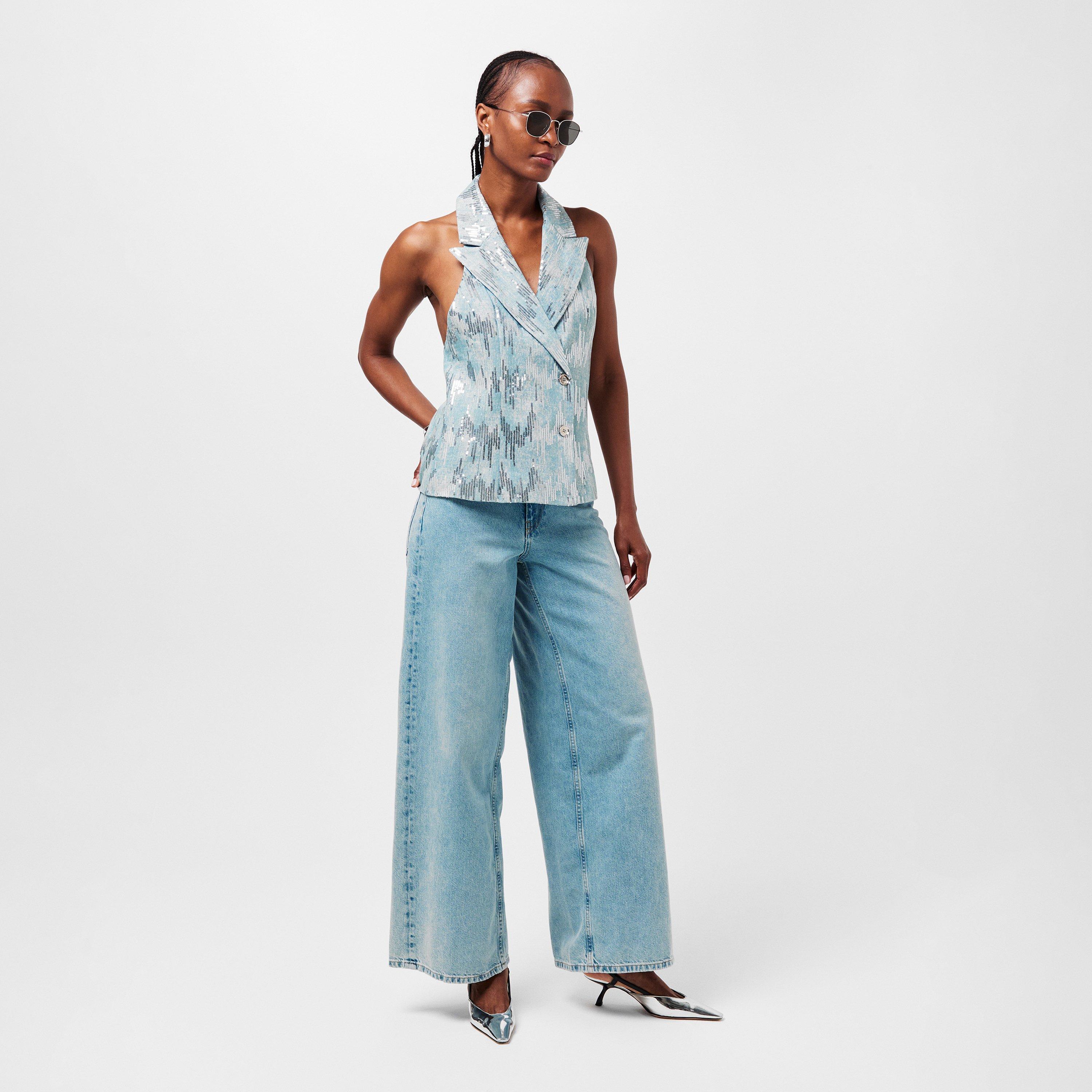 Blue - AmyLynn - Embellished Waistcoat - 6