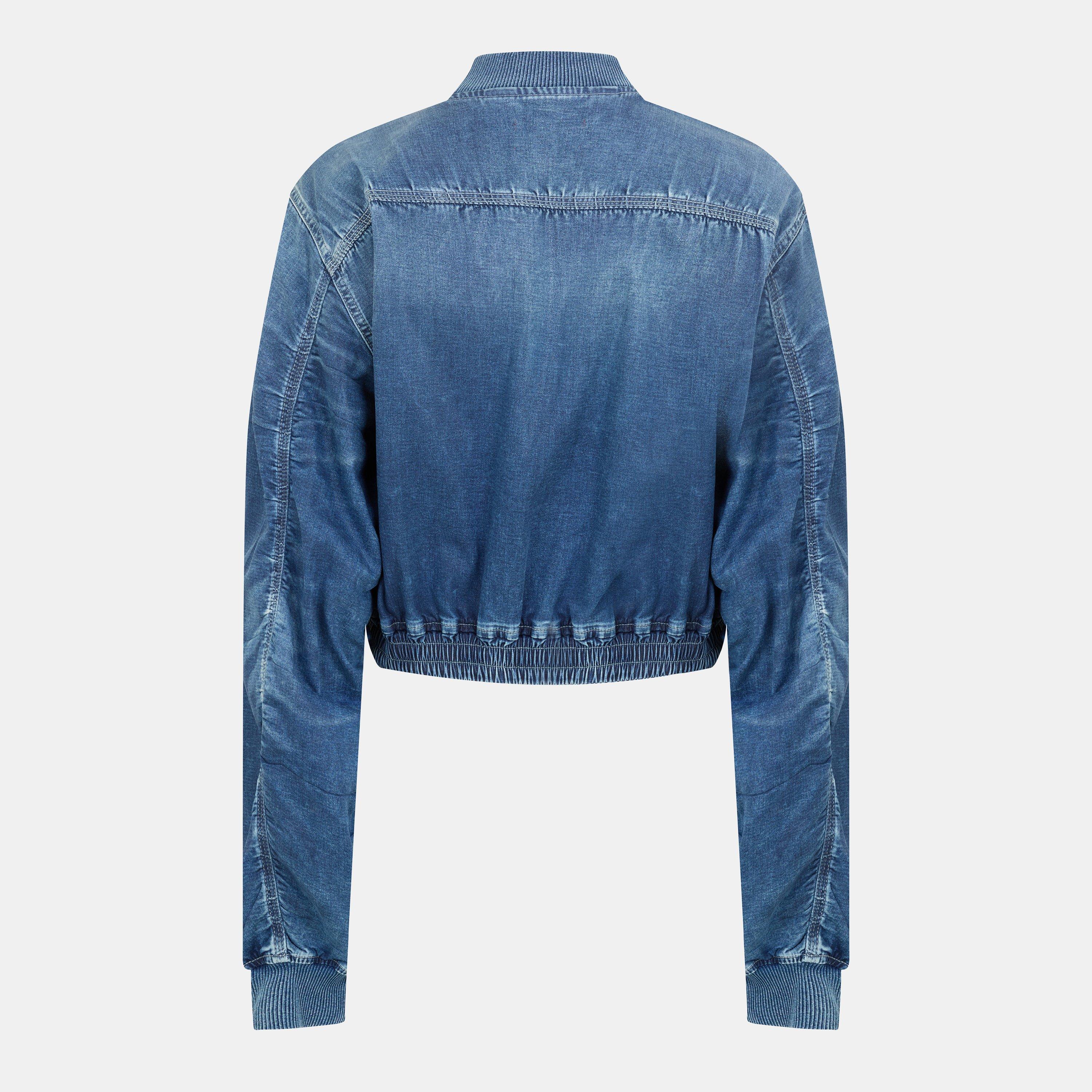 Blue Denim - Diesel - Women's Denim Jacket - 2