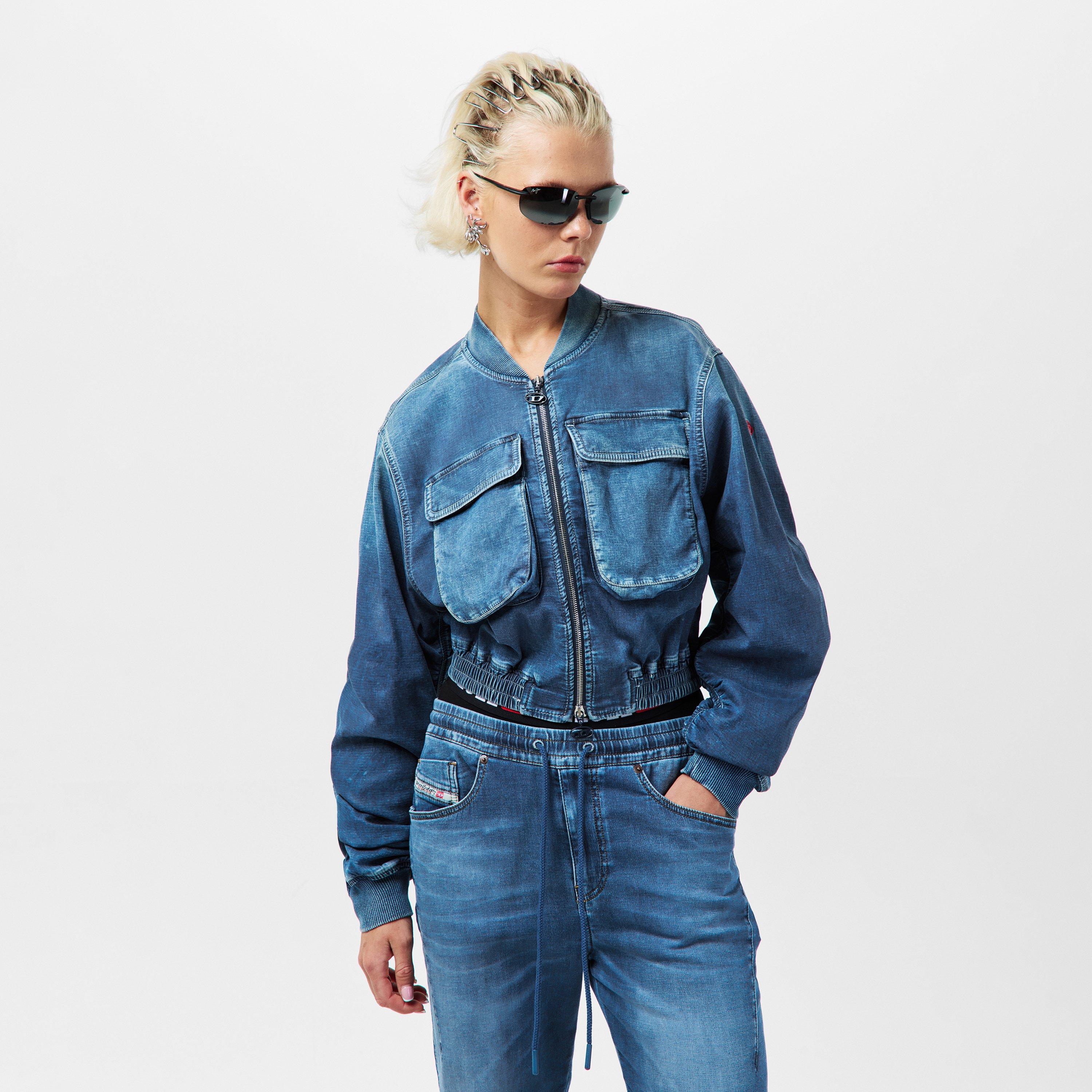 Blue Denim - Diesel - Women's Denim Jacket - 3
