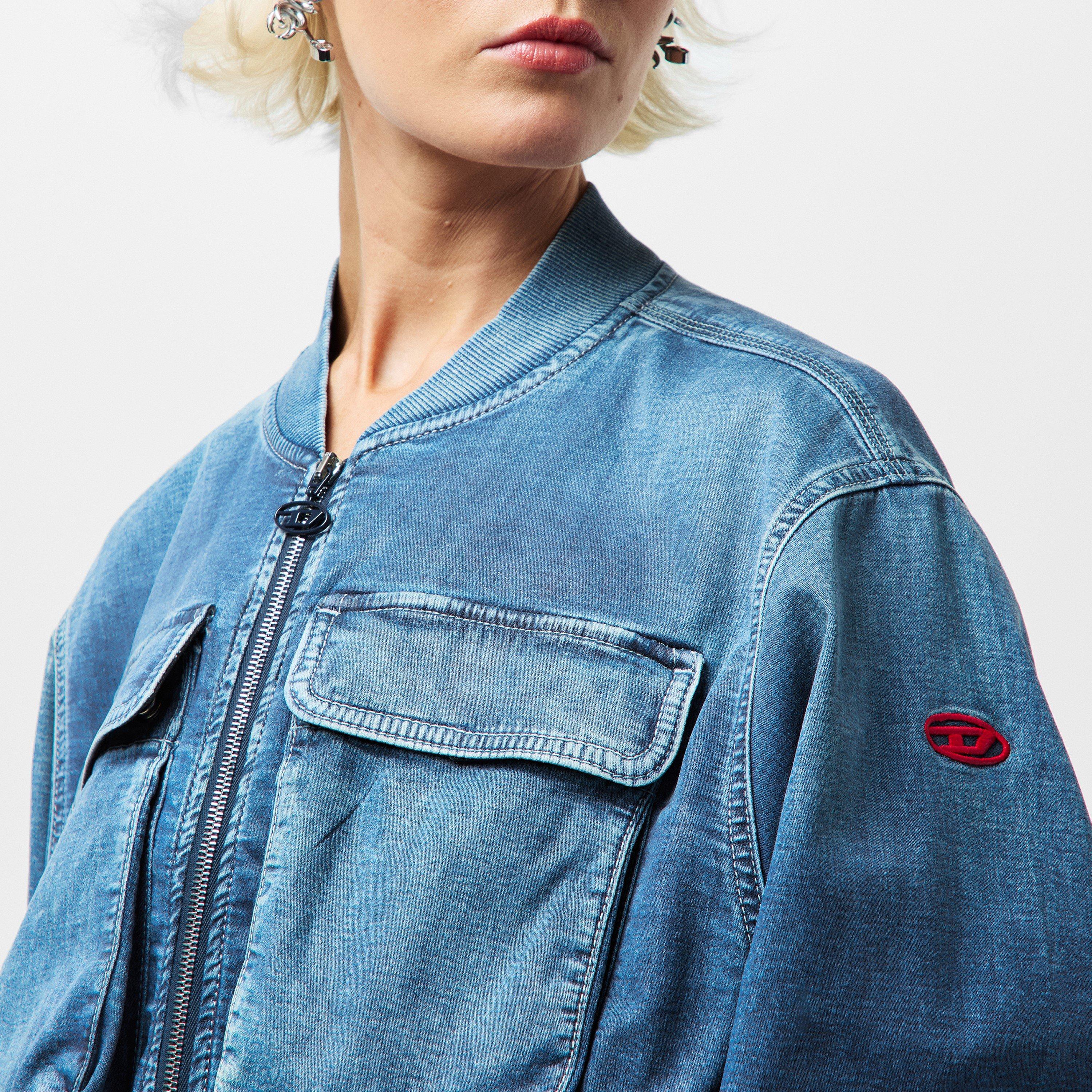 Blue Denim - Diesel - Women's Denim Jacket - 5