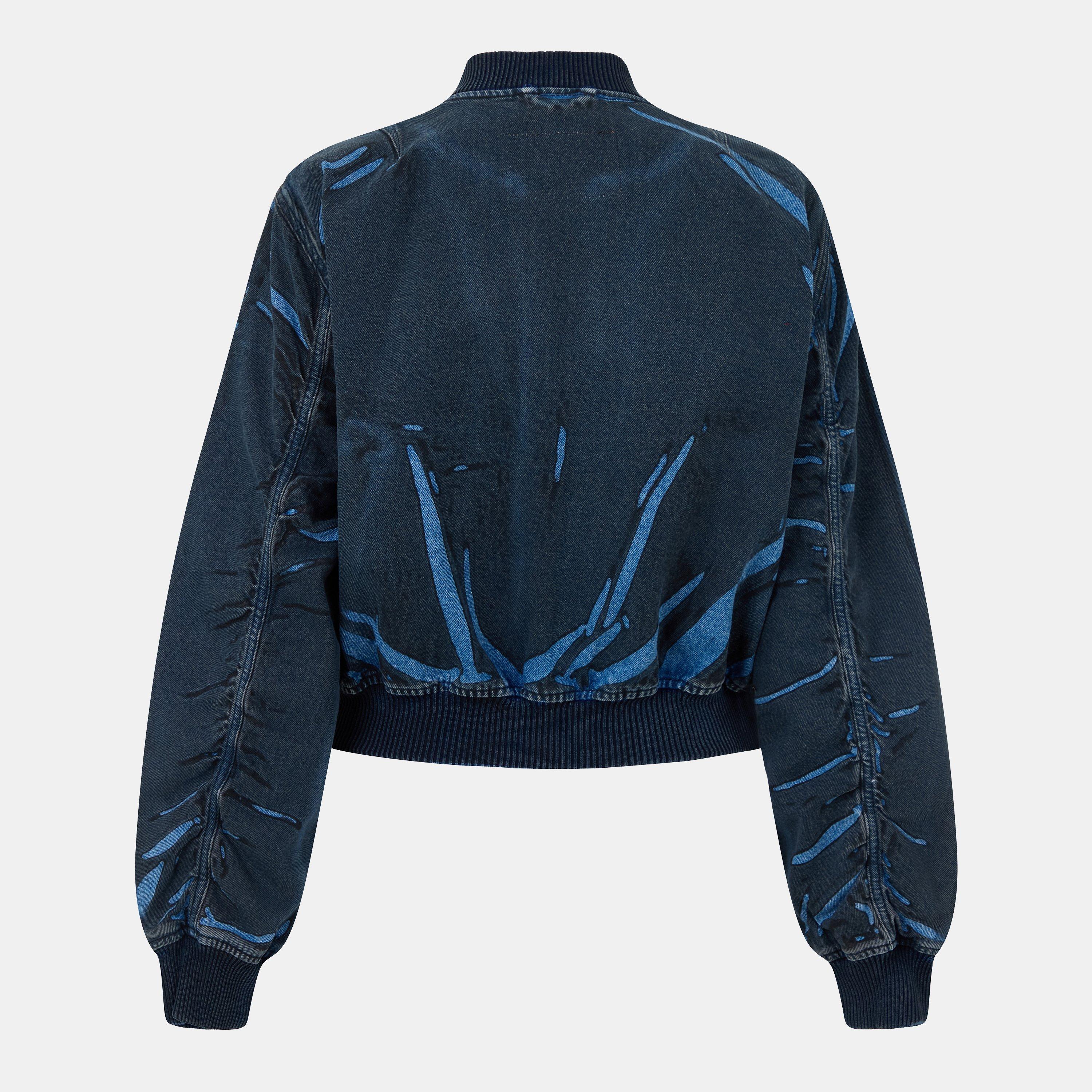 Blue Denim - Diesel - Women's De Kido Bomber Jacket - 2