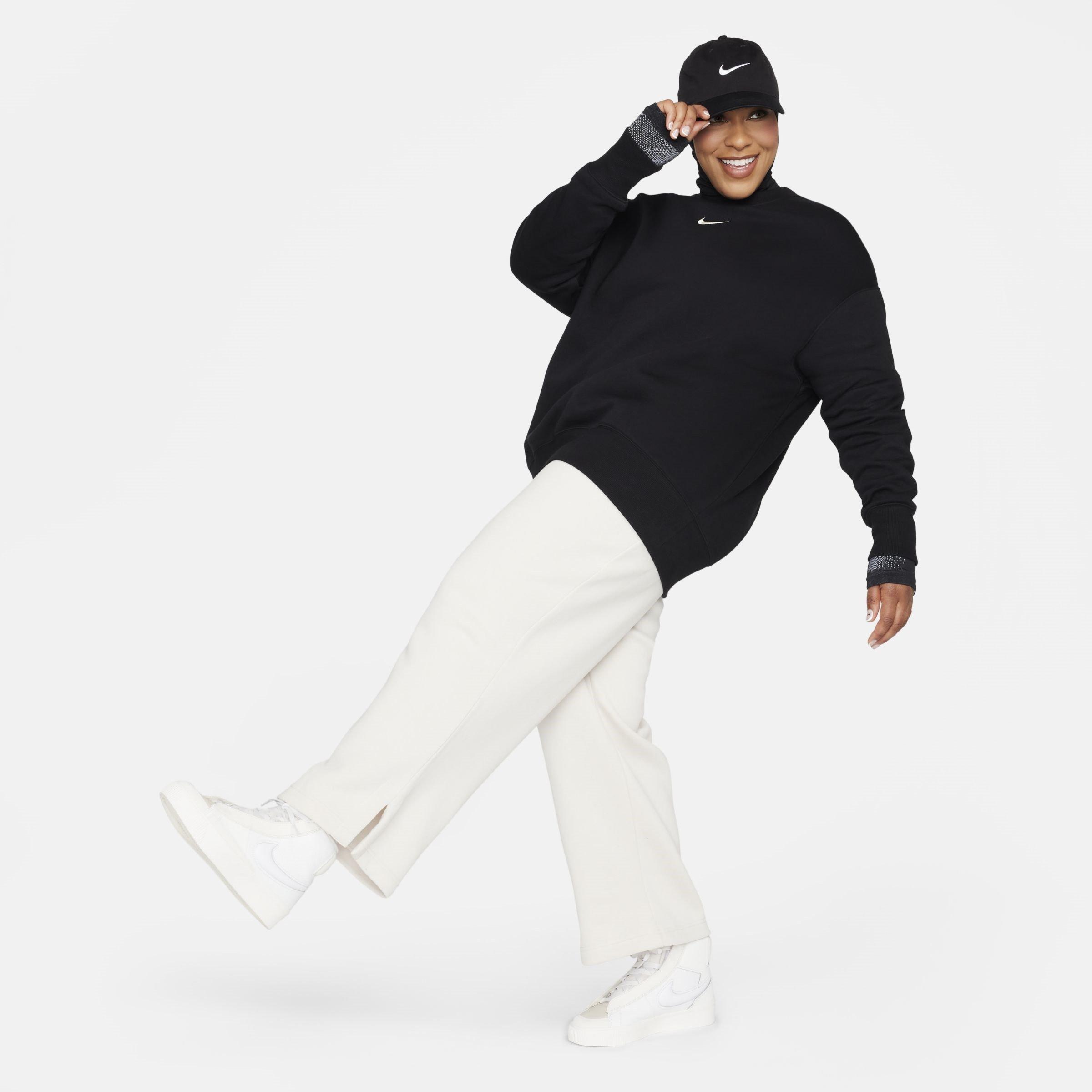 Zwart/Zeilen - Nike - Sportswear Phoenix Fleece Women's Oversized Crewneck Sweatshirt - 7