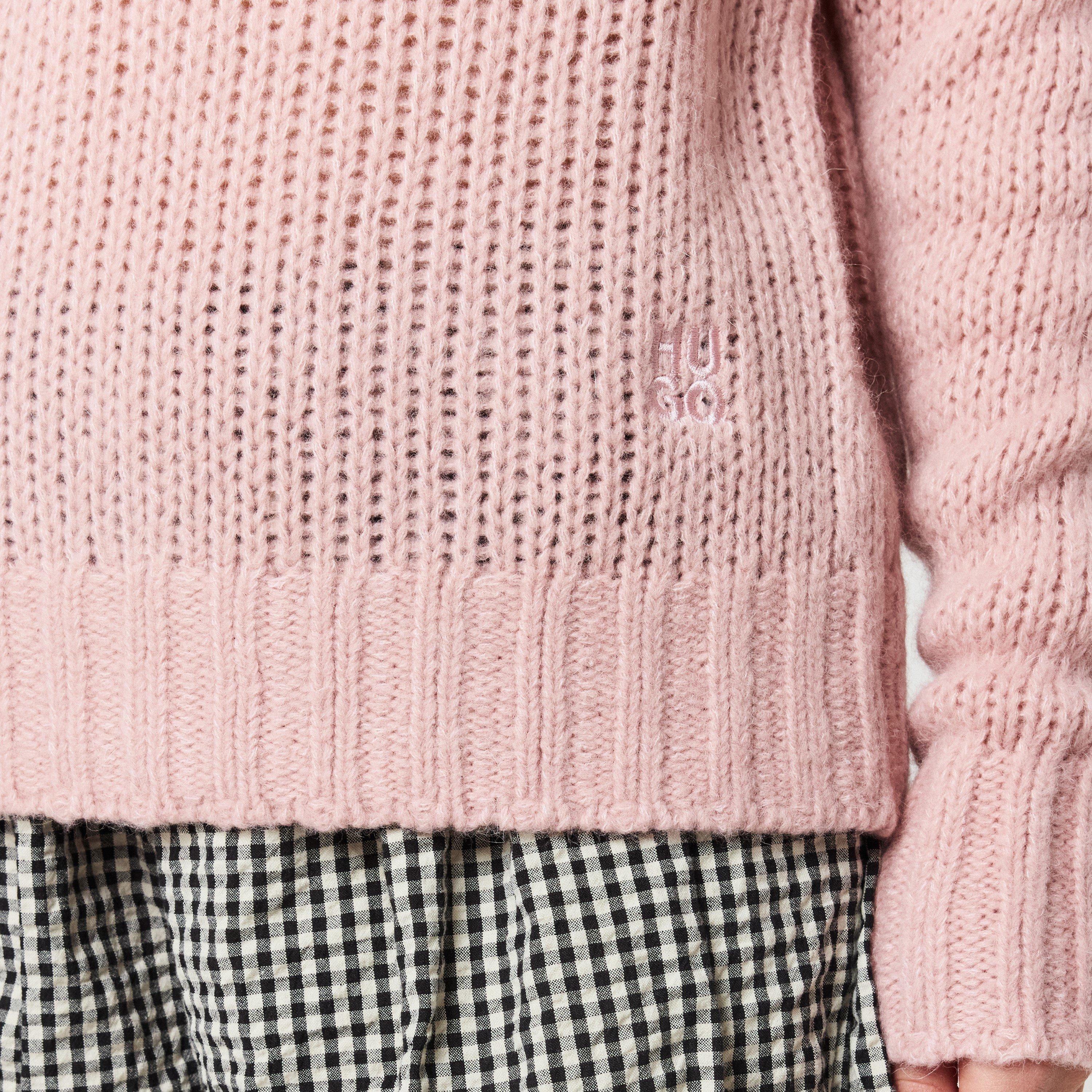 Light/ Pink - Hugo - Sloossy 01 Knitted Top - 5