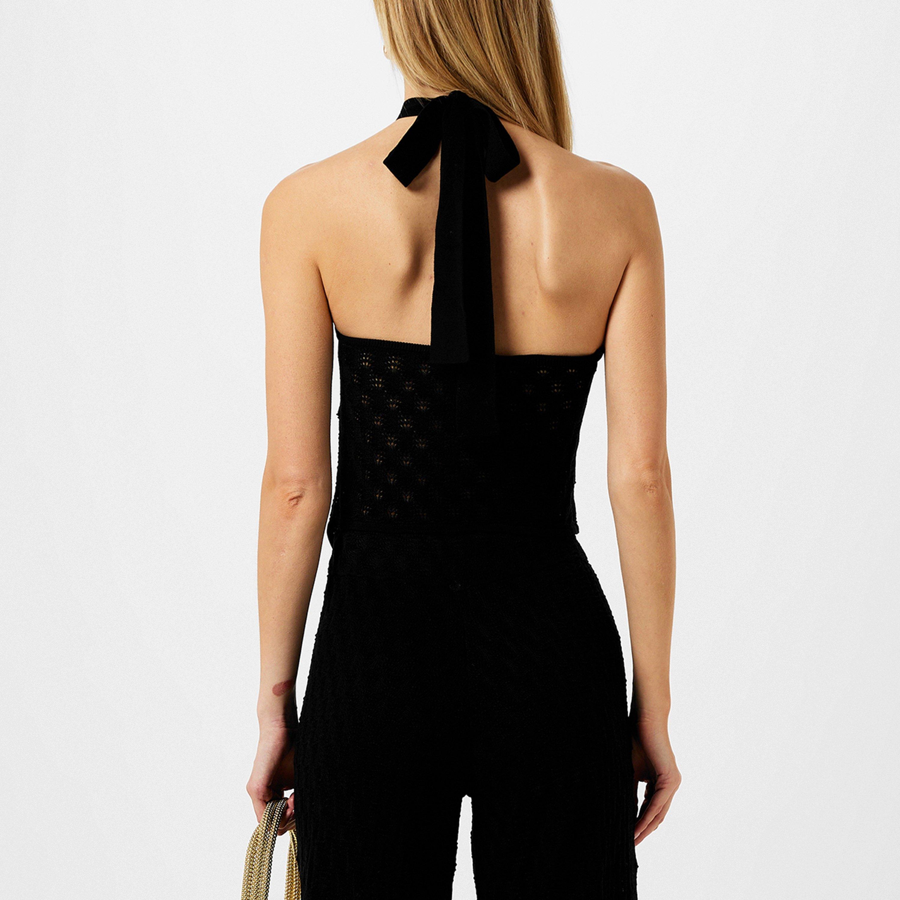 Black - Cult Gaia - Women's Jamie Knitted Top - 3