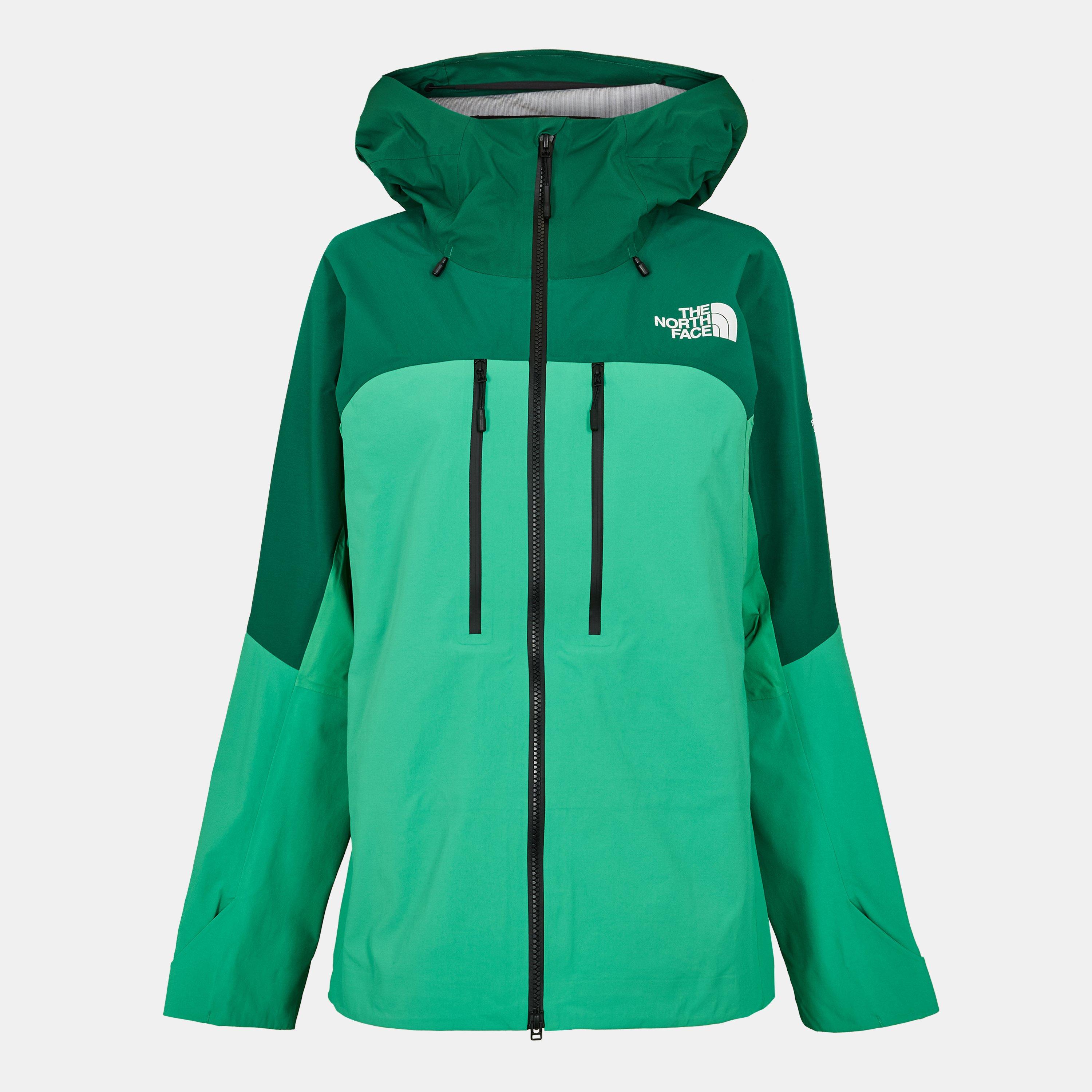Nebula Green - The North Face - Women's Summit Futurelight Waterproof Insulated Medium Puffer Jacket - 1