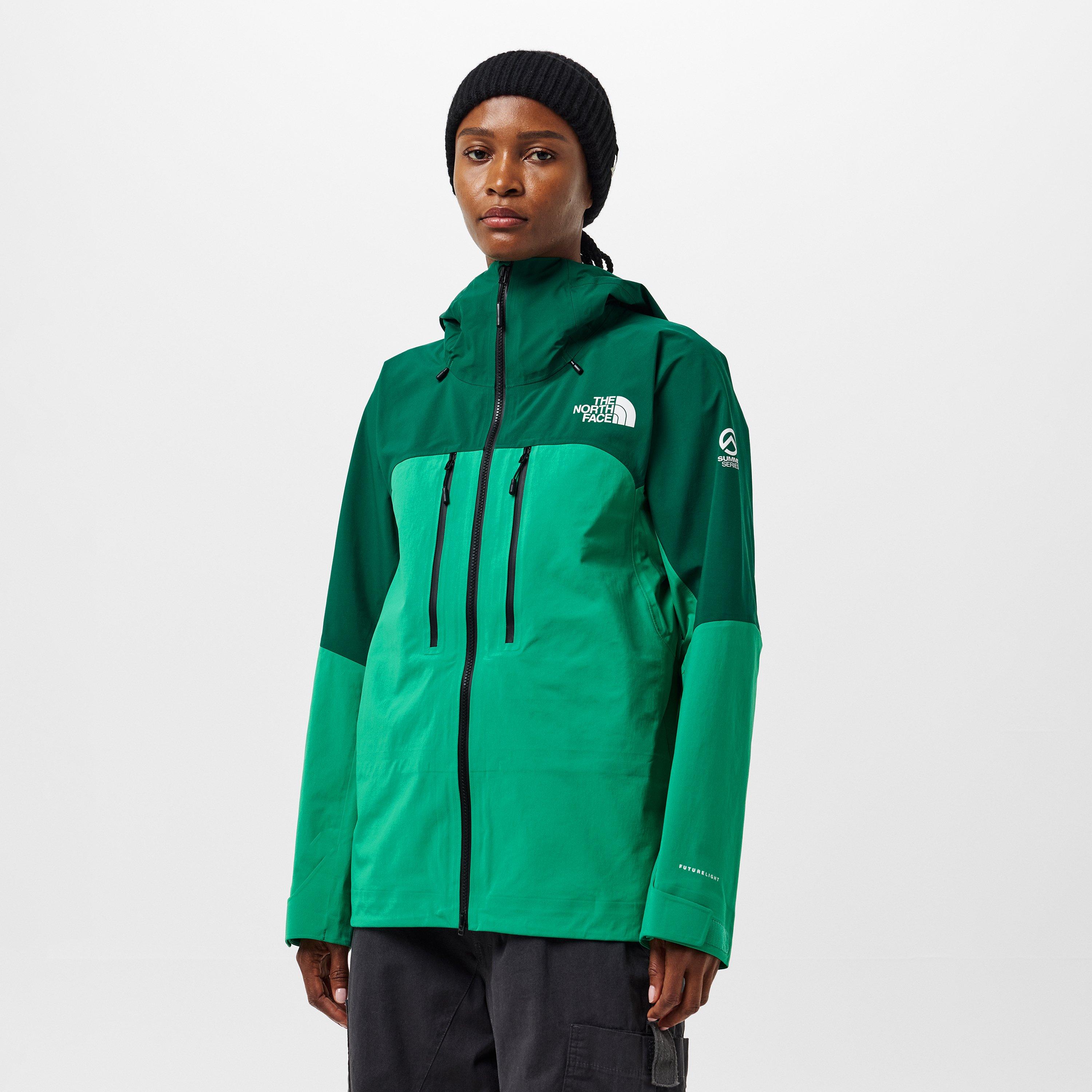 Nebula Green - The North Face - Women's Summit Futurelight Waterproof Insulated Medium Puffer Jacket - 3