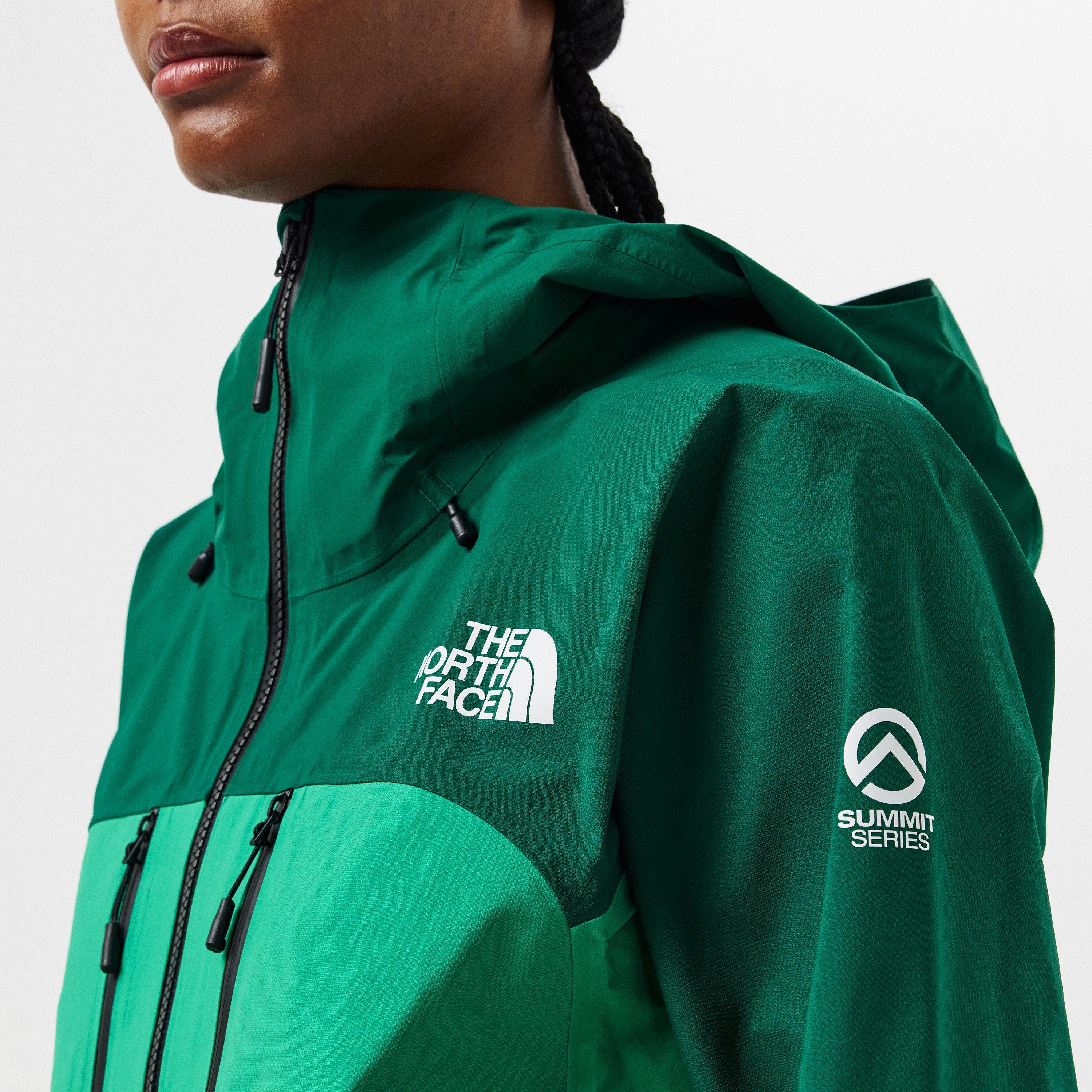 Nebula Green - The North Face - Women's Summit Futurelight Waterproof Insulated Medium Puffer Jacket - 5