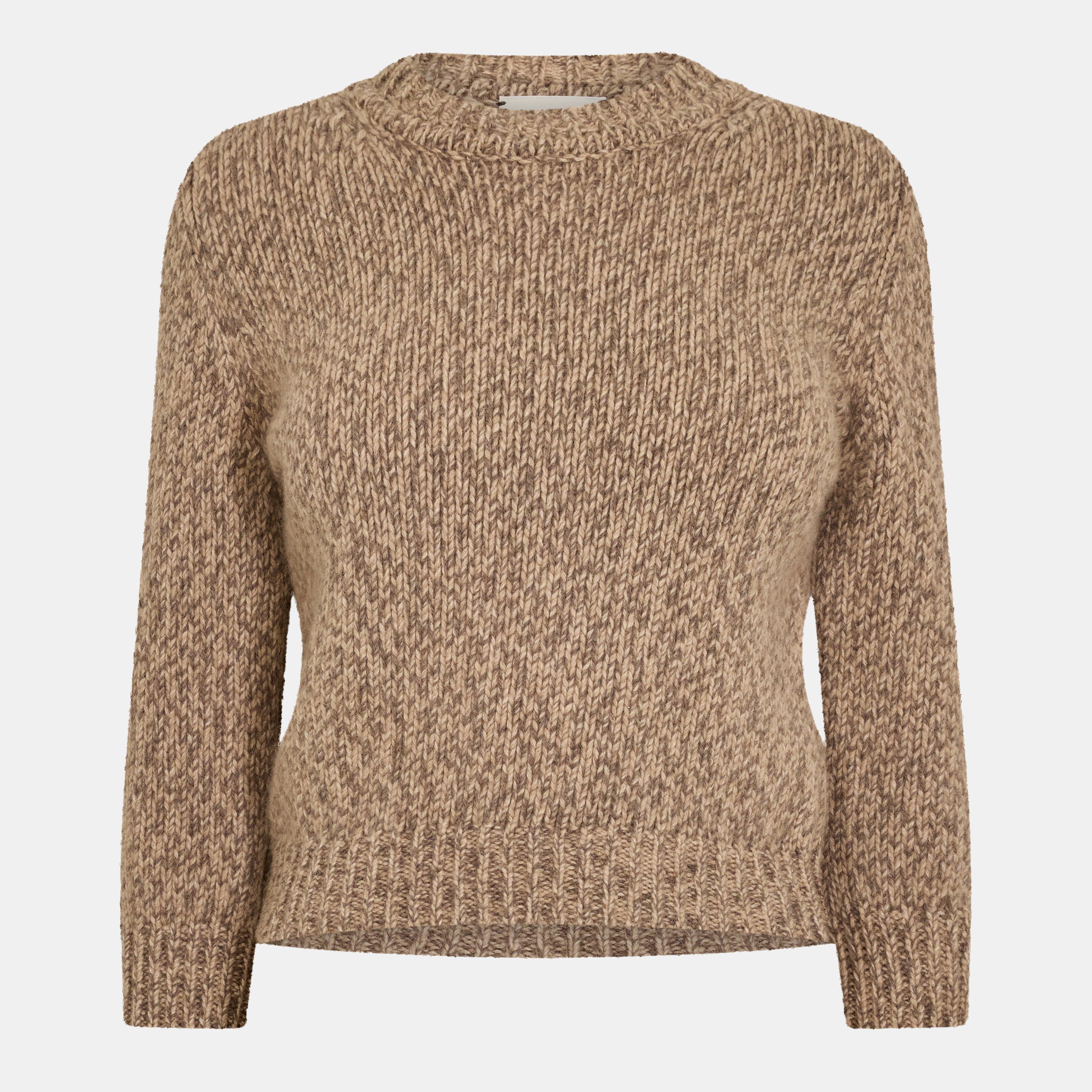 Beige - Magda Butrym - Women's Soft Knit Top - 1
