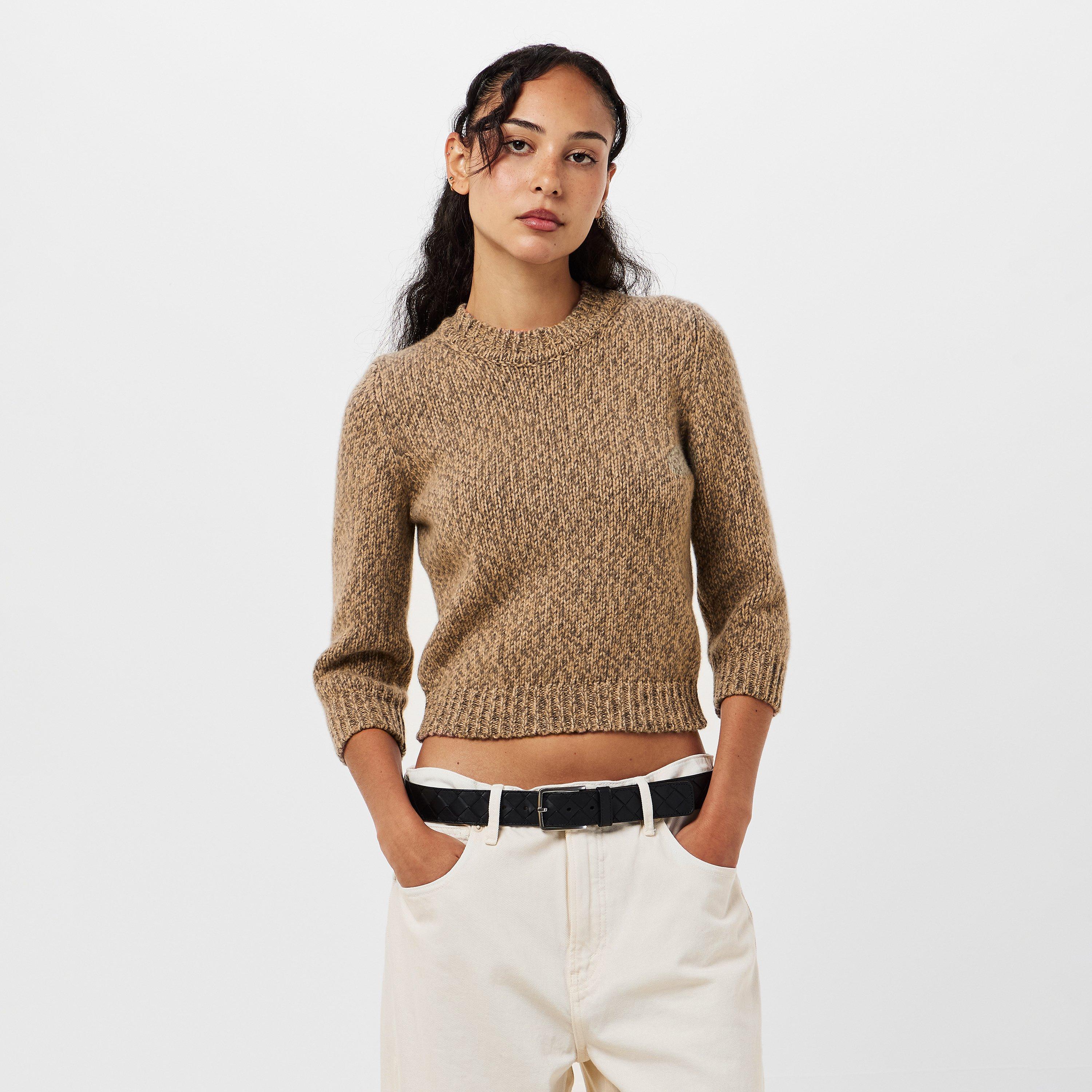 Beige - Magda Butrym - Women's Knitted Top - 3