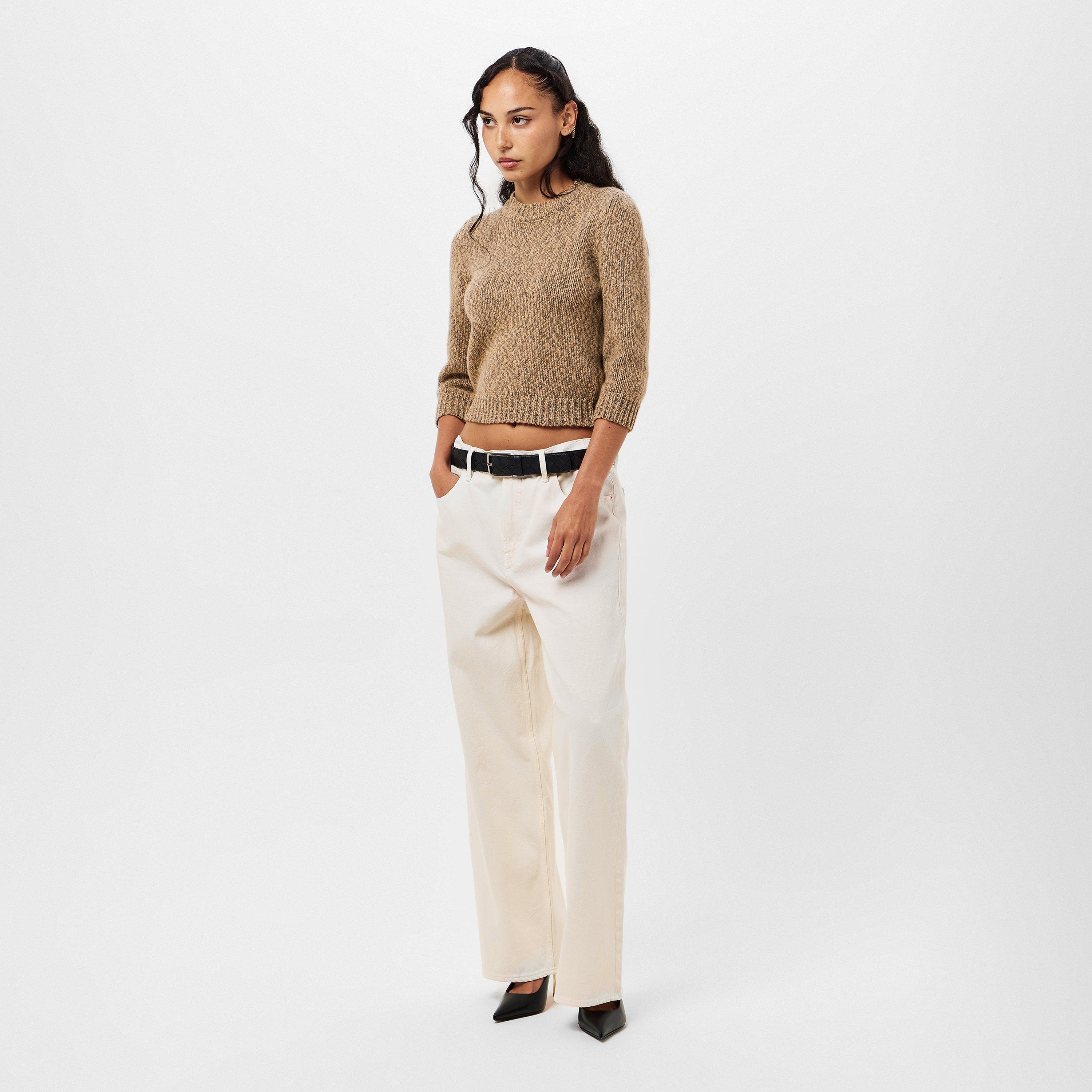 Beige - Magda Butrym - Women's Knitted Top - 6