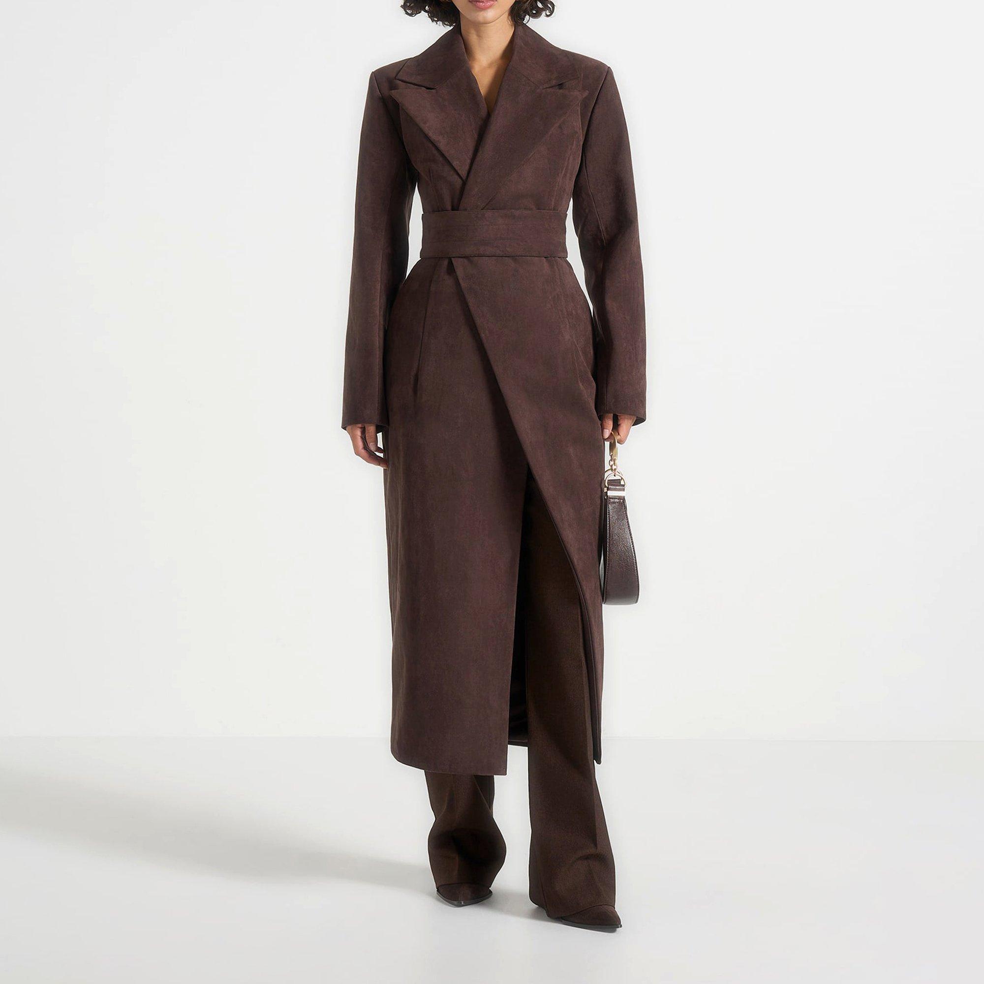 Brown - Maniere De Voir - Maniere Esma Coat Ld64 - 1