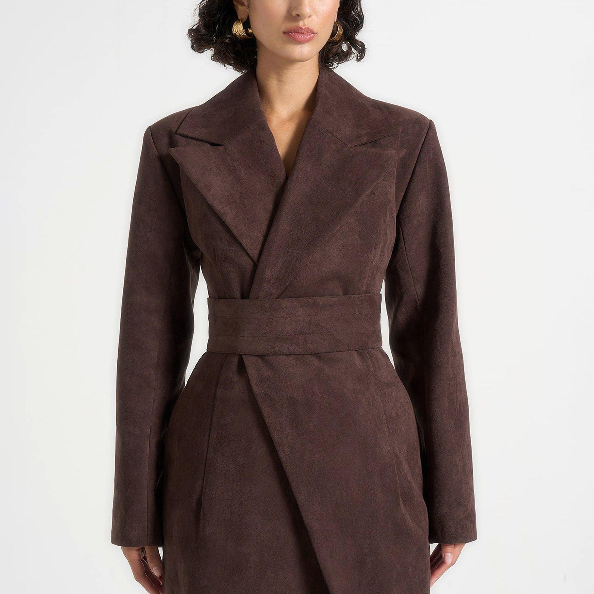 Brown - Maniere De Voir - Maniere Esma Coat Ld64 - 2
