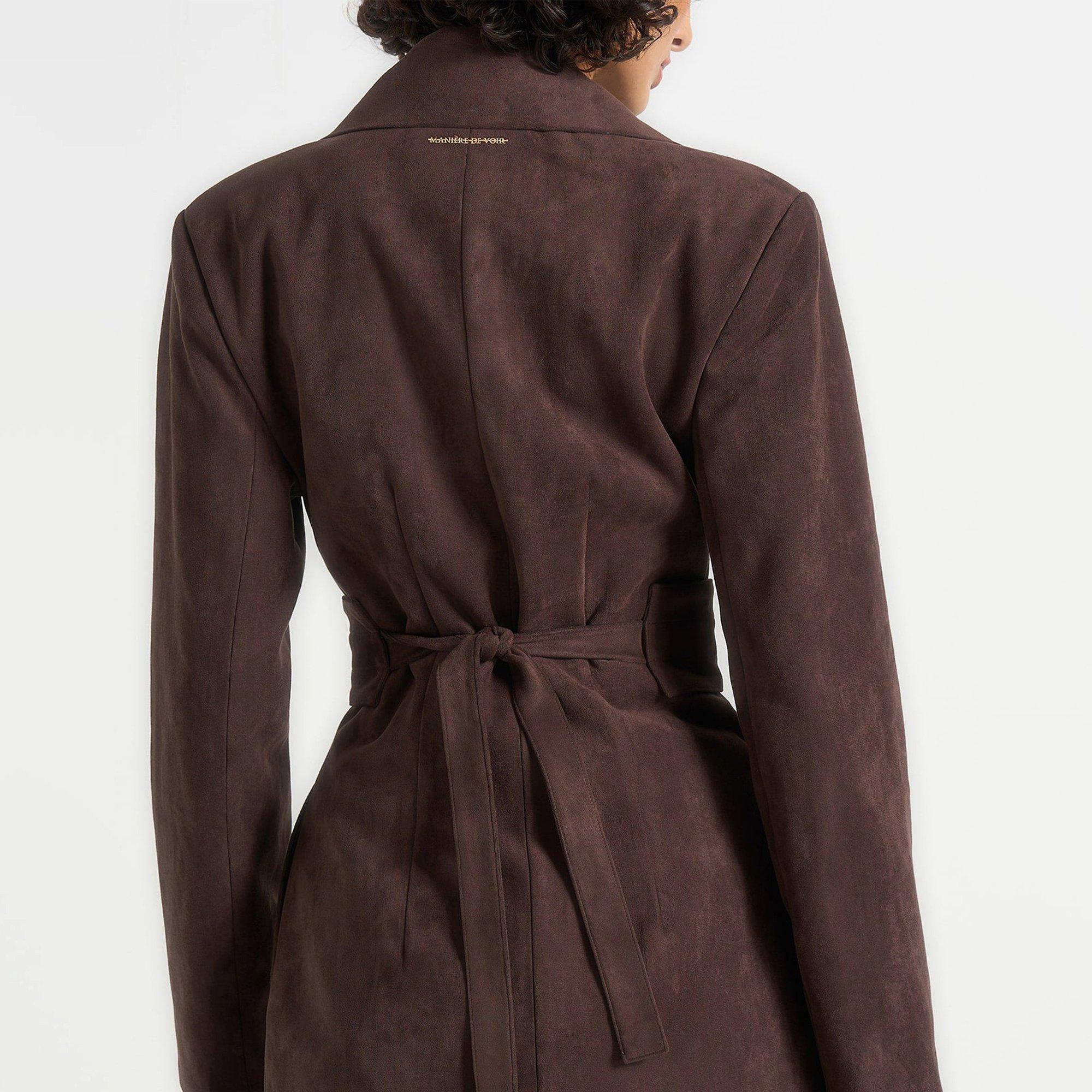 Brown - Maniere De Voir - Maniere Esma Coat Ld64 - 5