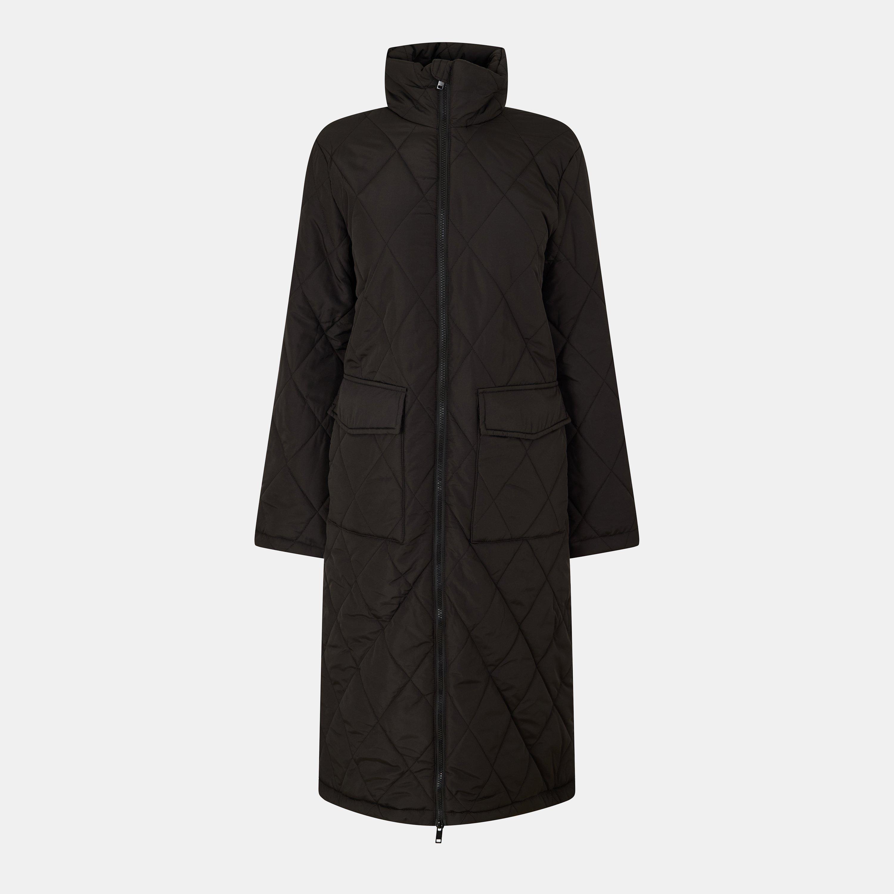 Noir - Pieces - Tailored Structured Overcoat - 1