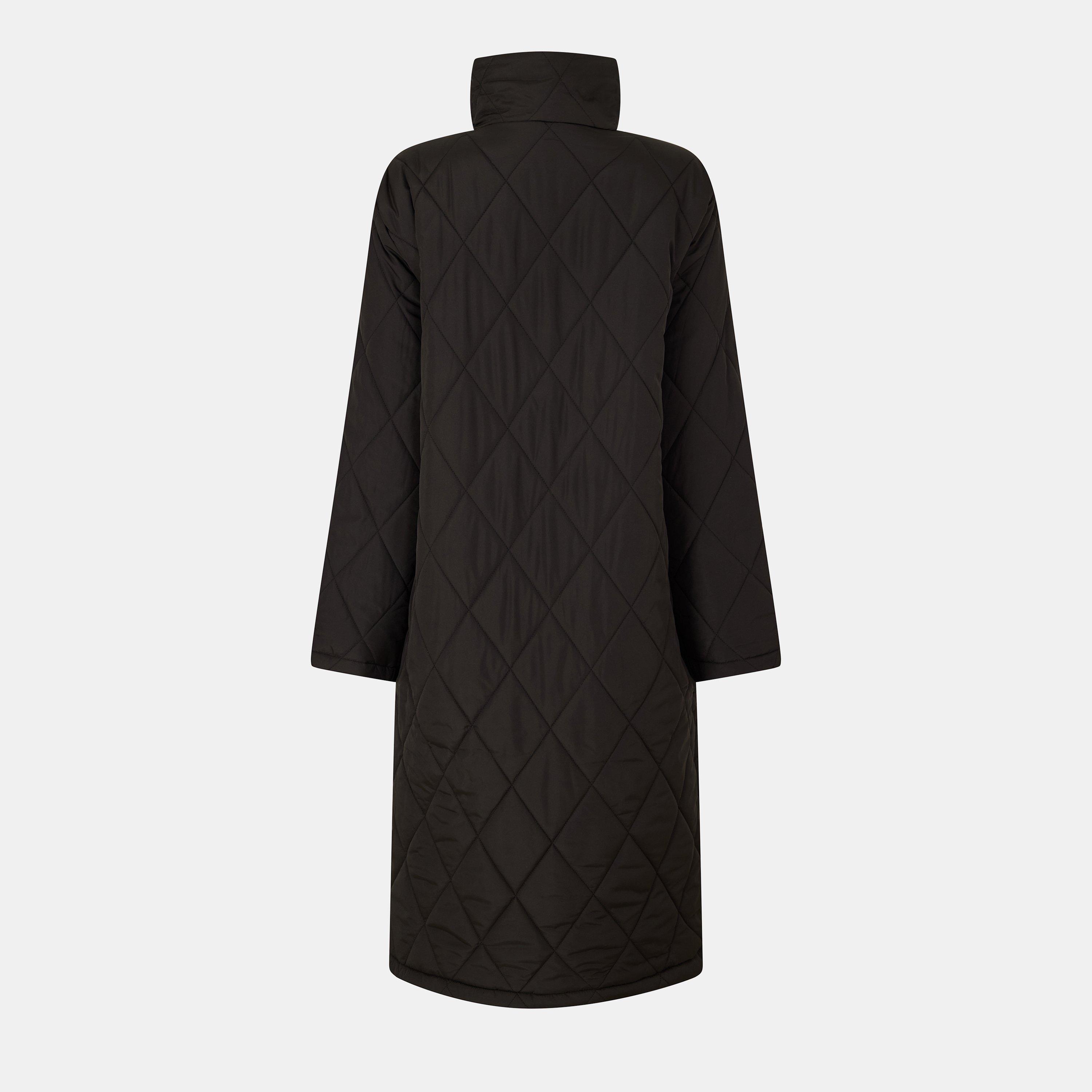 Noir - Pieces - Tailored Structured Overcoat - 2