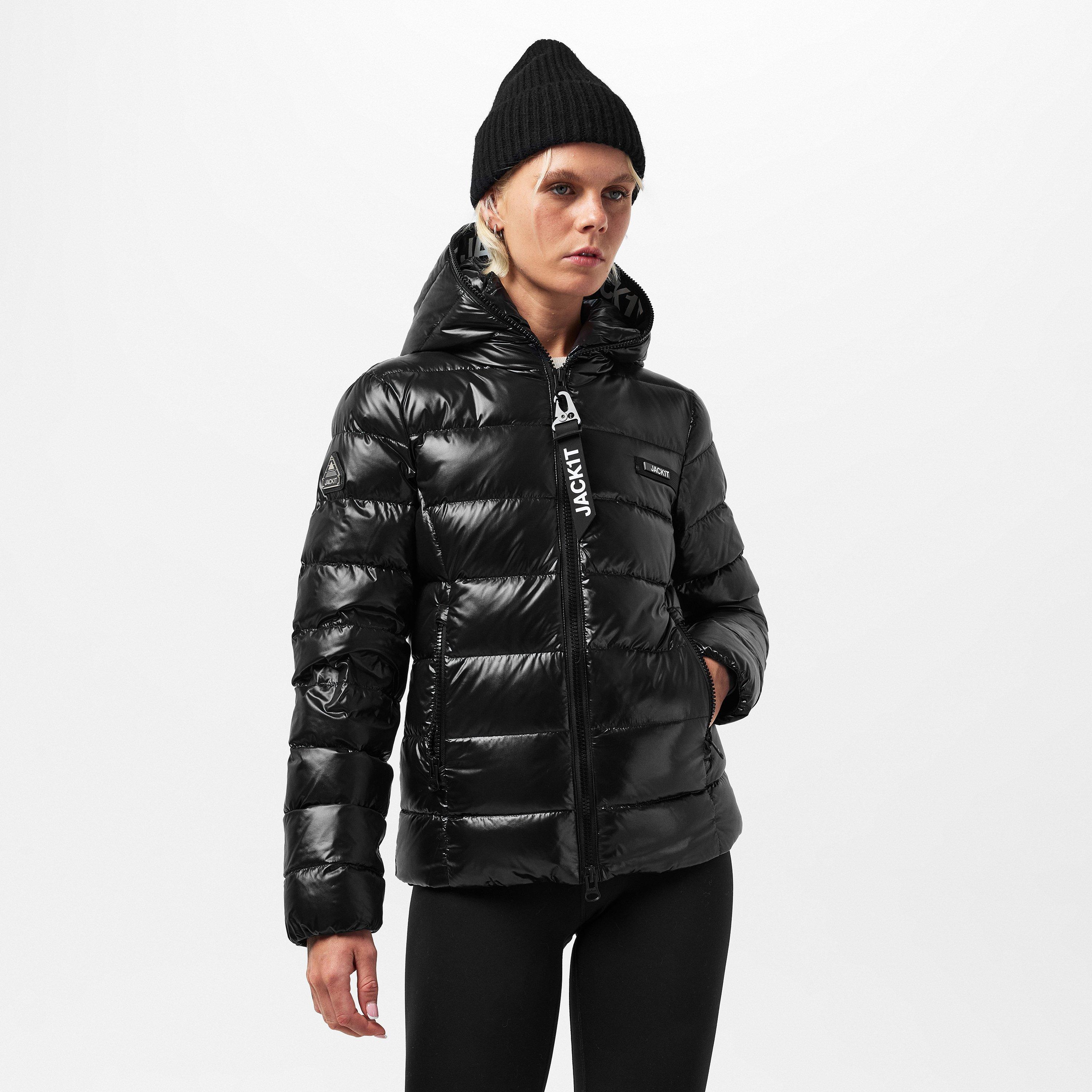 Black - Jack1t - Women's Racer Insulated Medium Puffer Jacket - 3