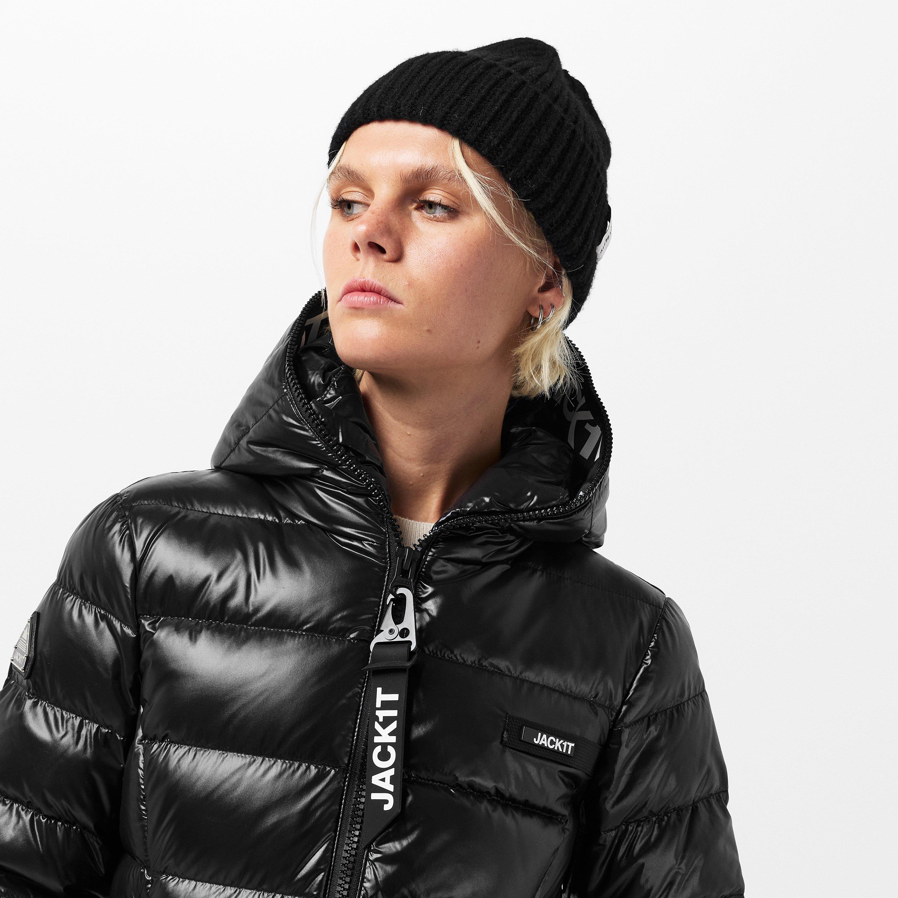 Black - Jack1t - Women's Racer Insulated Medium Puffer Jacket - 5