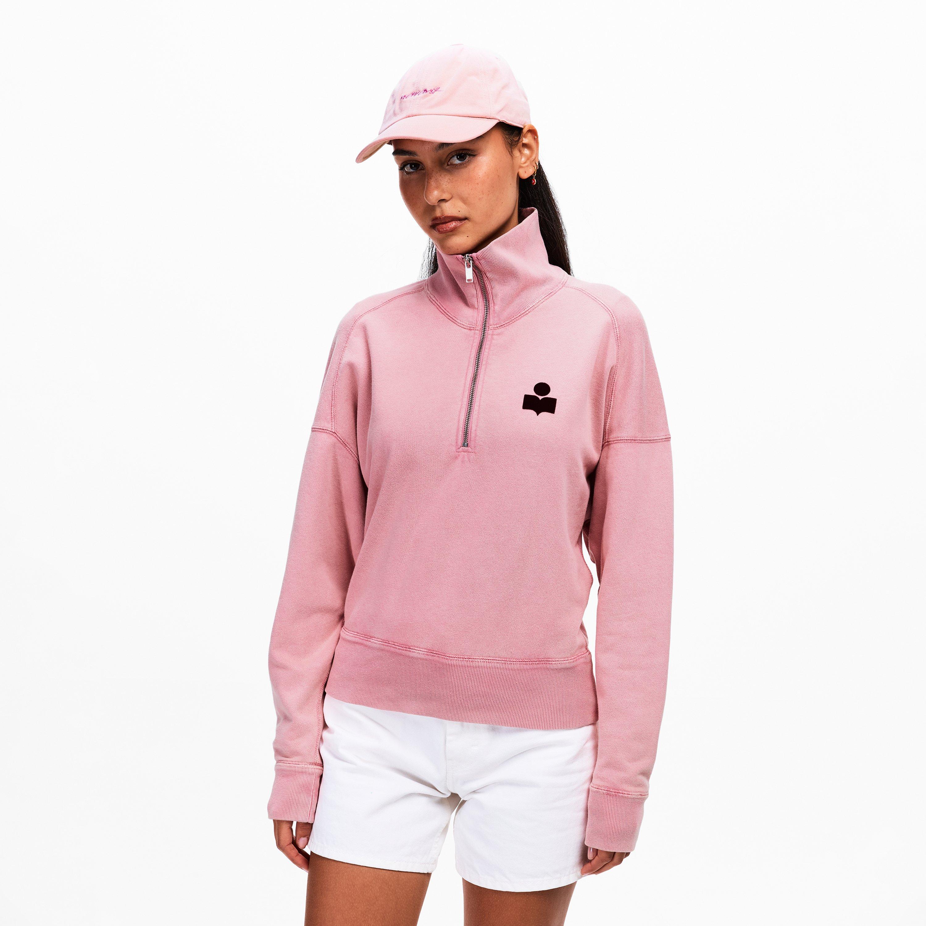 Bbblegm/Brgndy - Marant Etoile - Women's Ross Crew Sweatshirt - 3