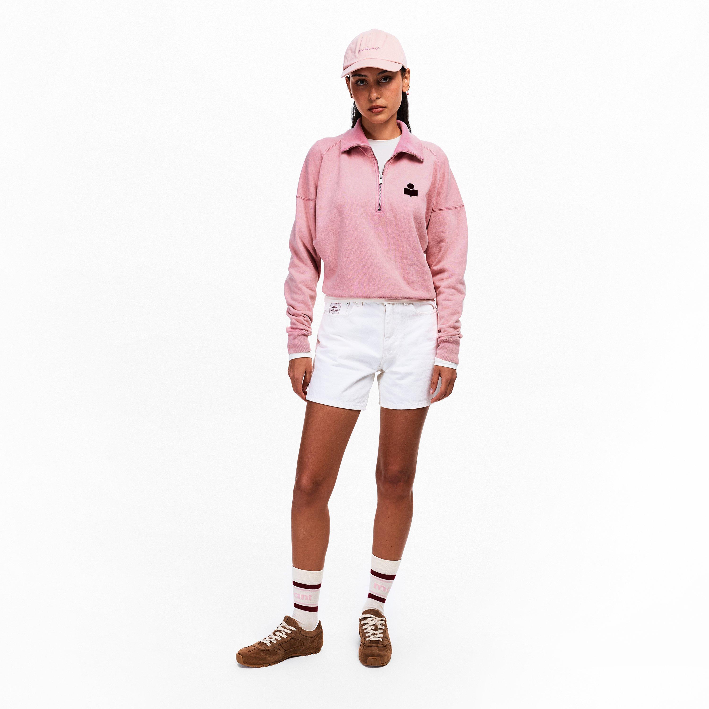 Bbblegm/Brgndy - Marant Etoile - Women's Ross Crew Sweatshirt - 6