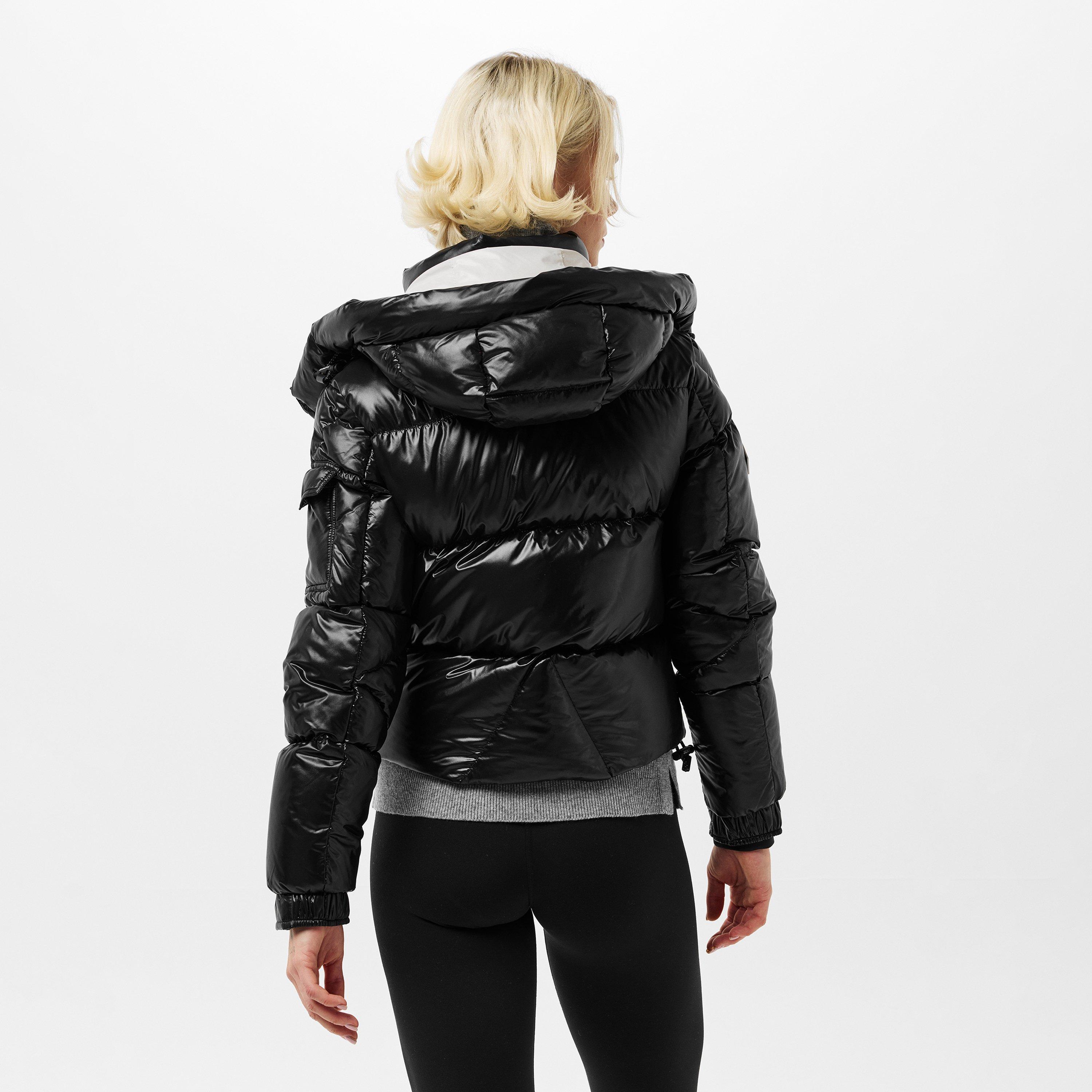 Black - Jack1t - Women's Slick Water-Resistant Insulated Medium Puffer Jacket - 4