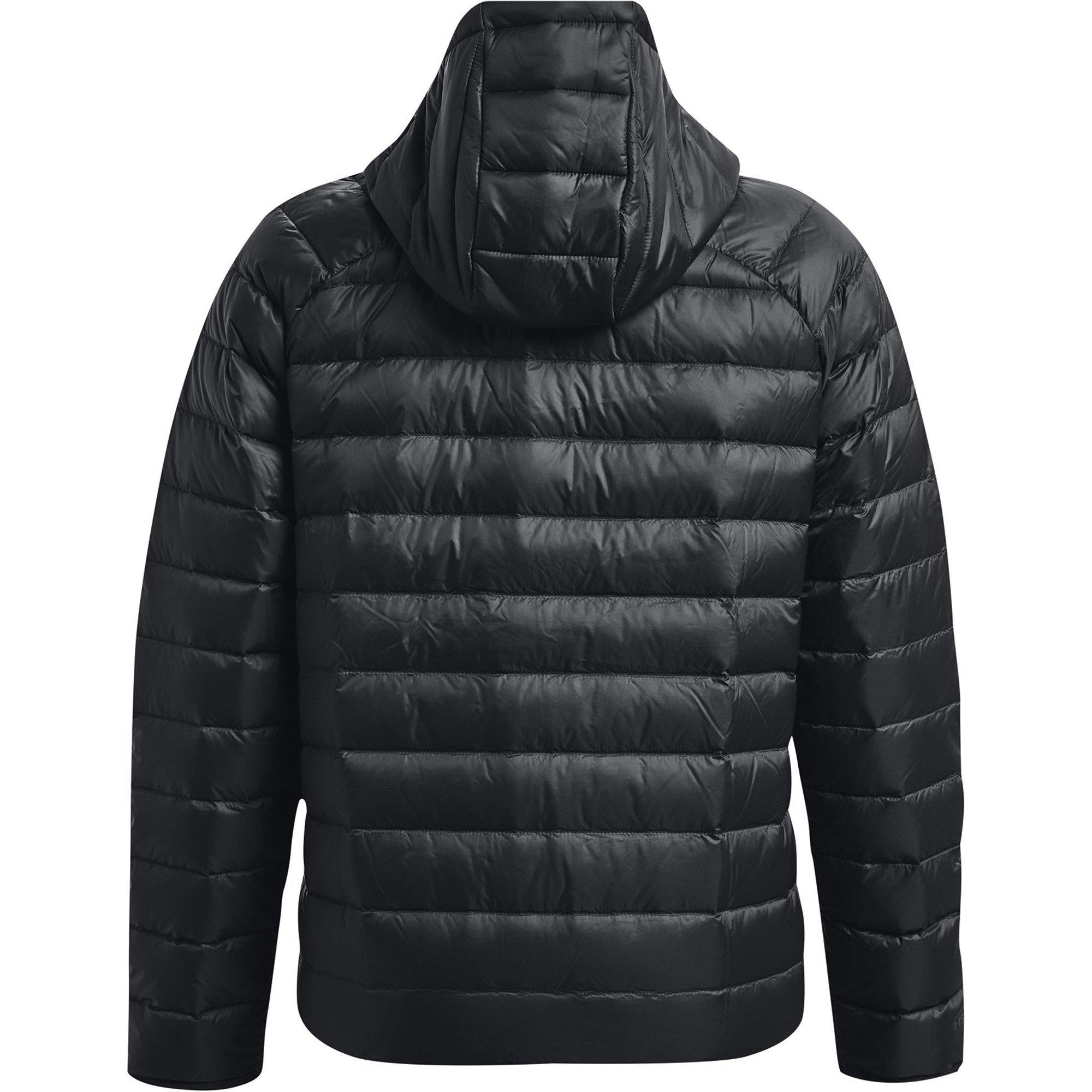 Black - Under Armour - Duck Down Water Resistant Mid-Length Puffer Jacket - 7